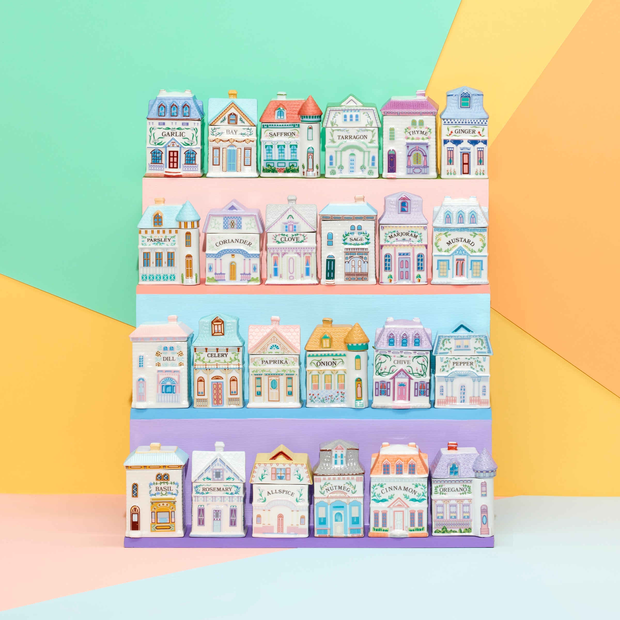 Lenox Spice Village 6-Piece Spice Jar Set - Rustic - Image 2