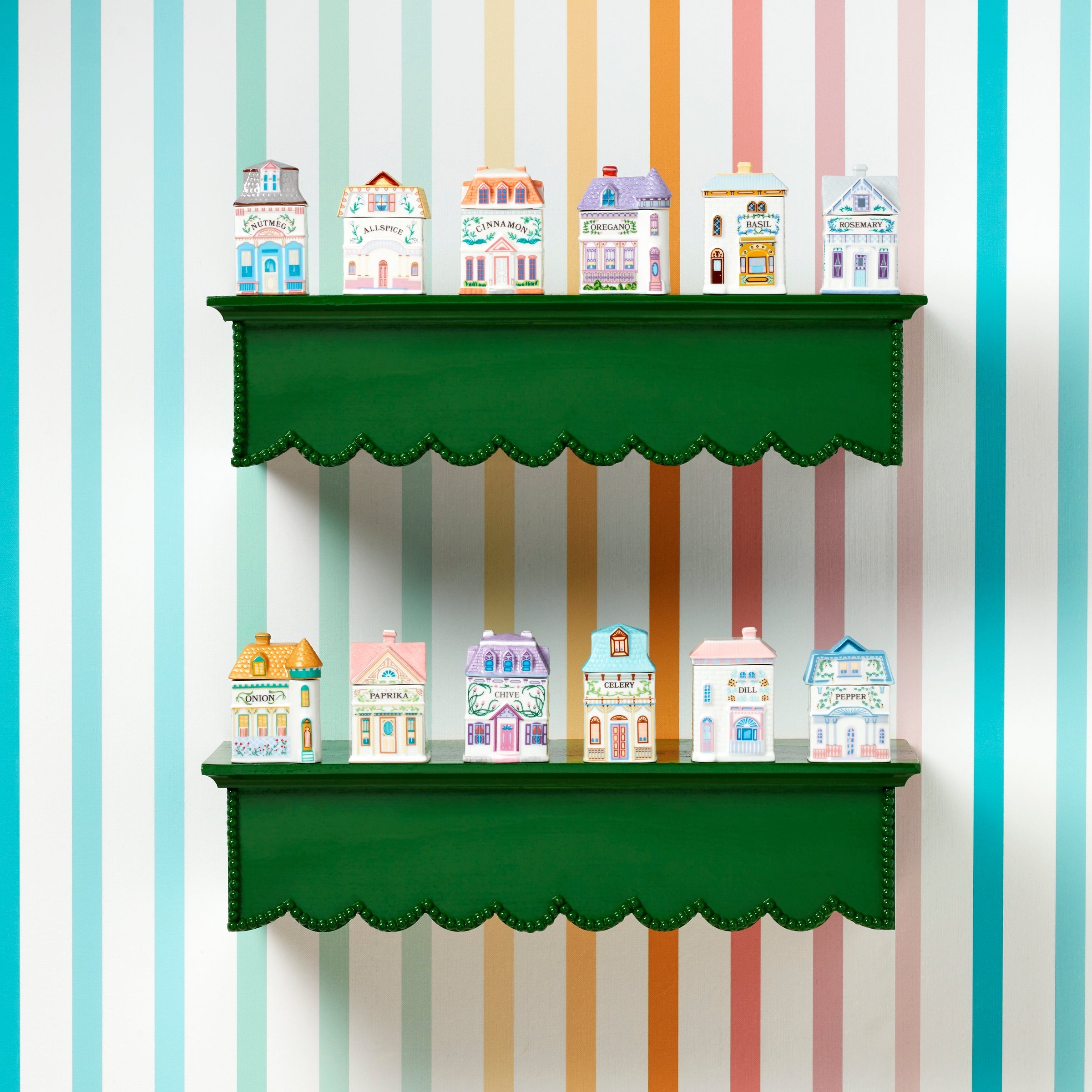 Lenox Spice Village 6-Piece Spice Jar Set - Rustic - Image 4