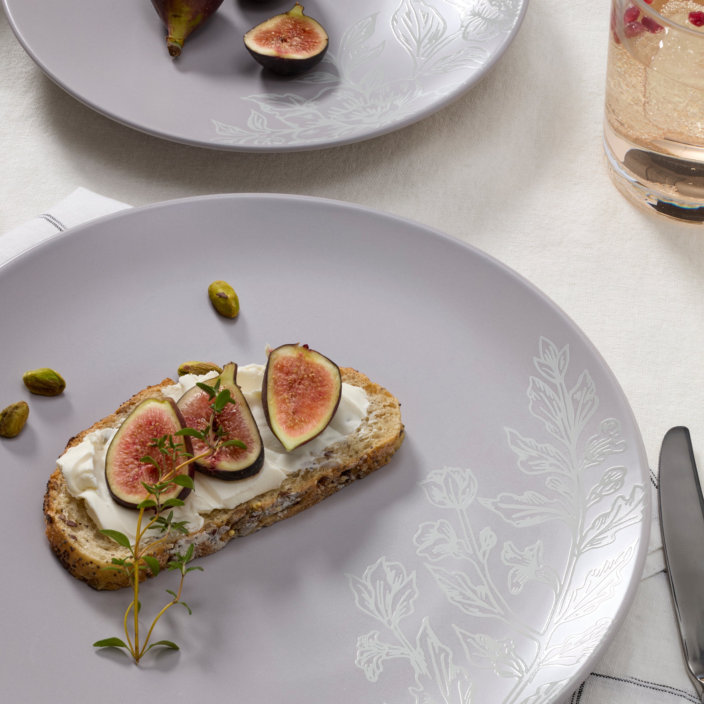 Roseto Pumice 12-Piece Dinnerware Set - Image 5