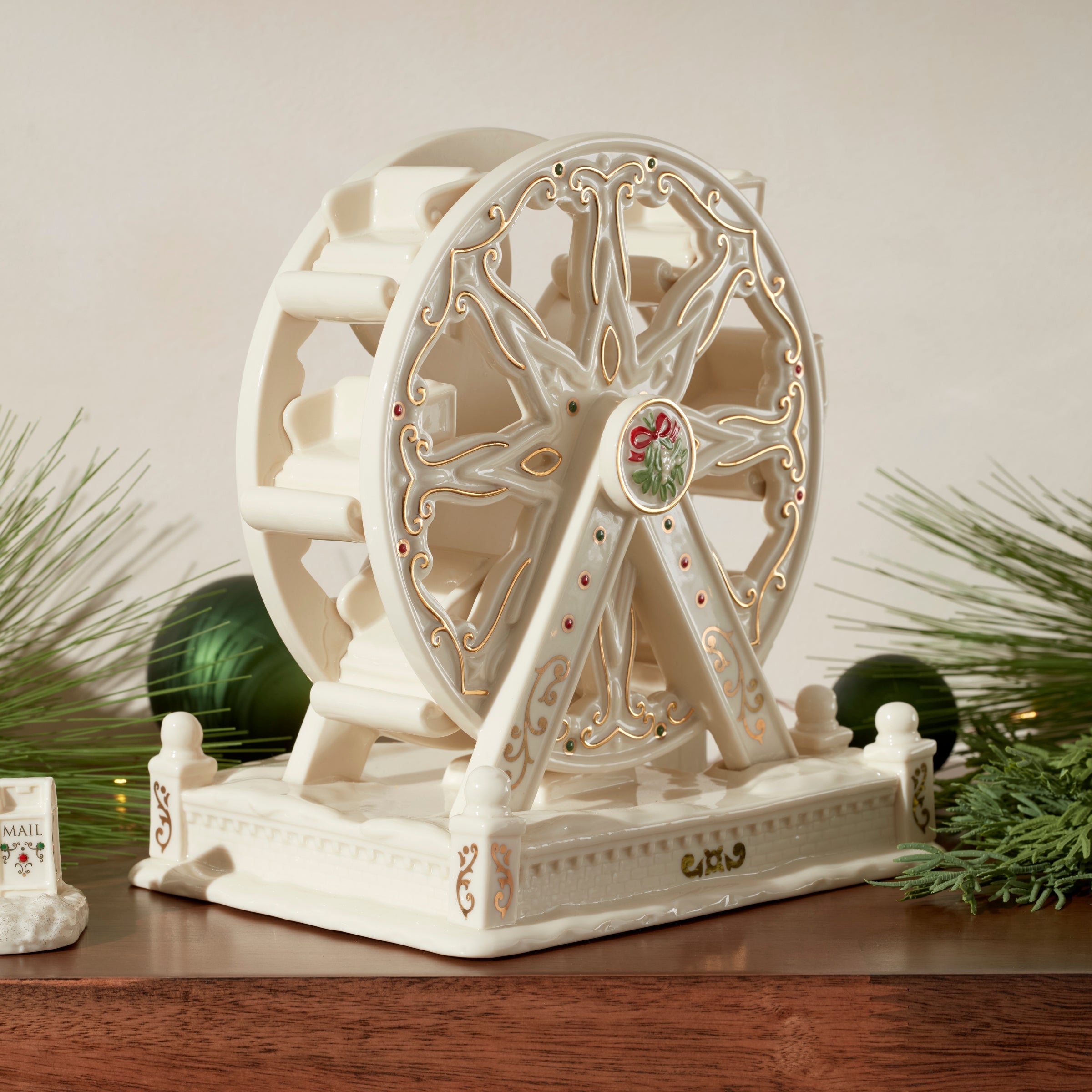 Mistletoe Park Ferris Wheel Figurine - Image 4