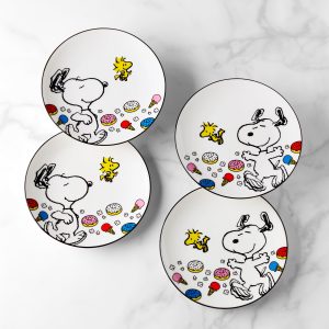 Chef Snoopy Accent Plates - Set of 4