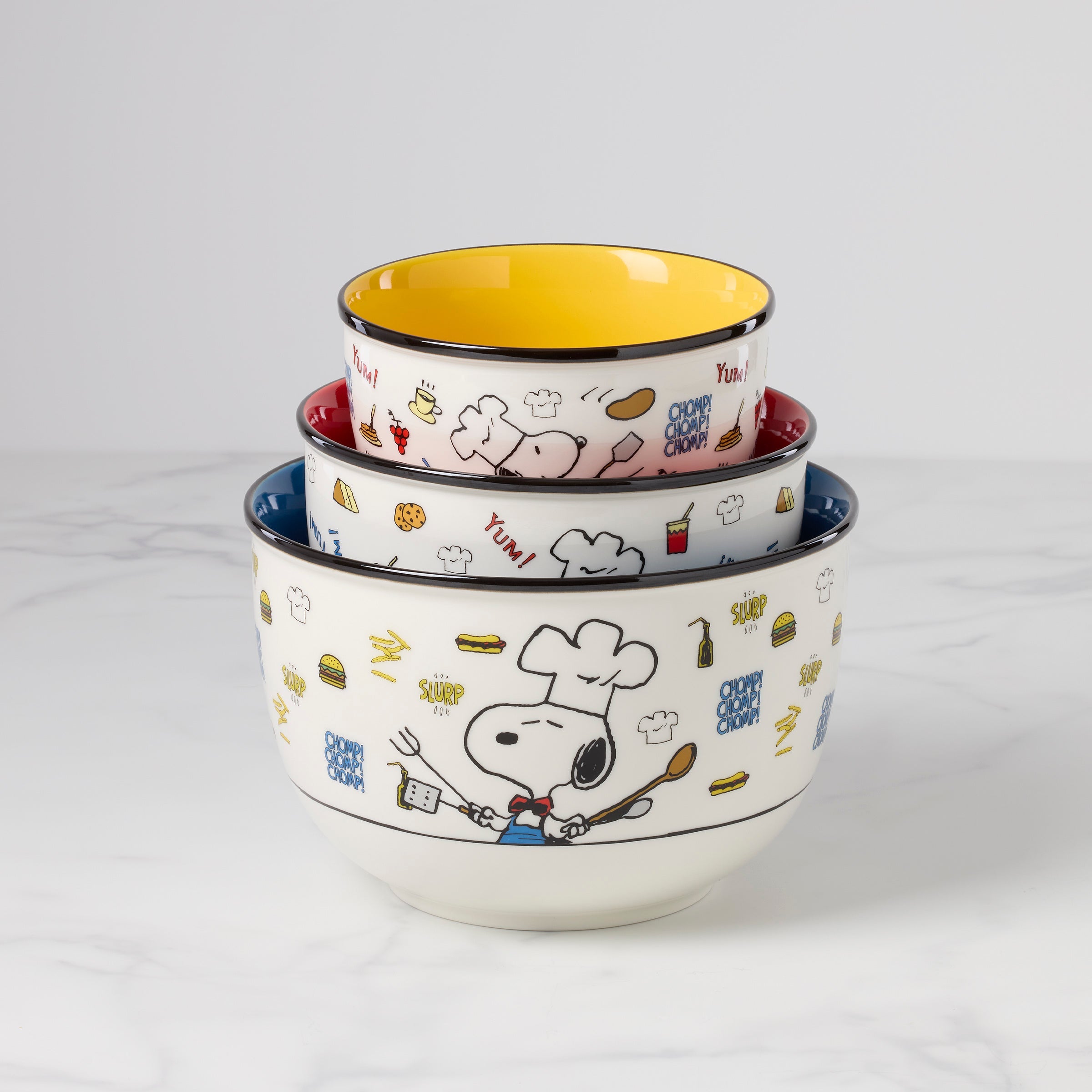 Chef Snoopy 3-Piece Bowl Set - Image 2