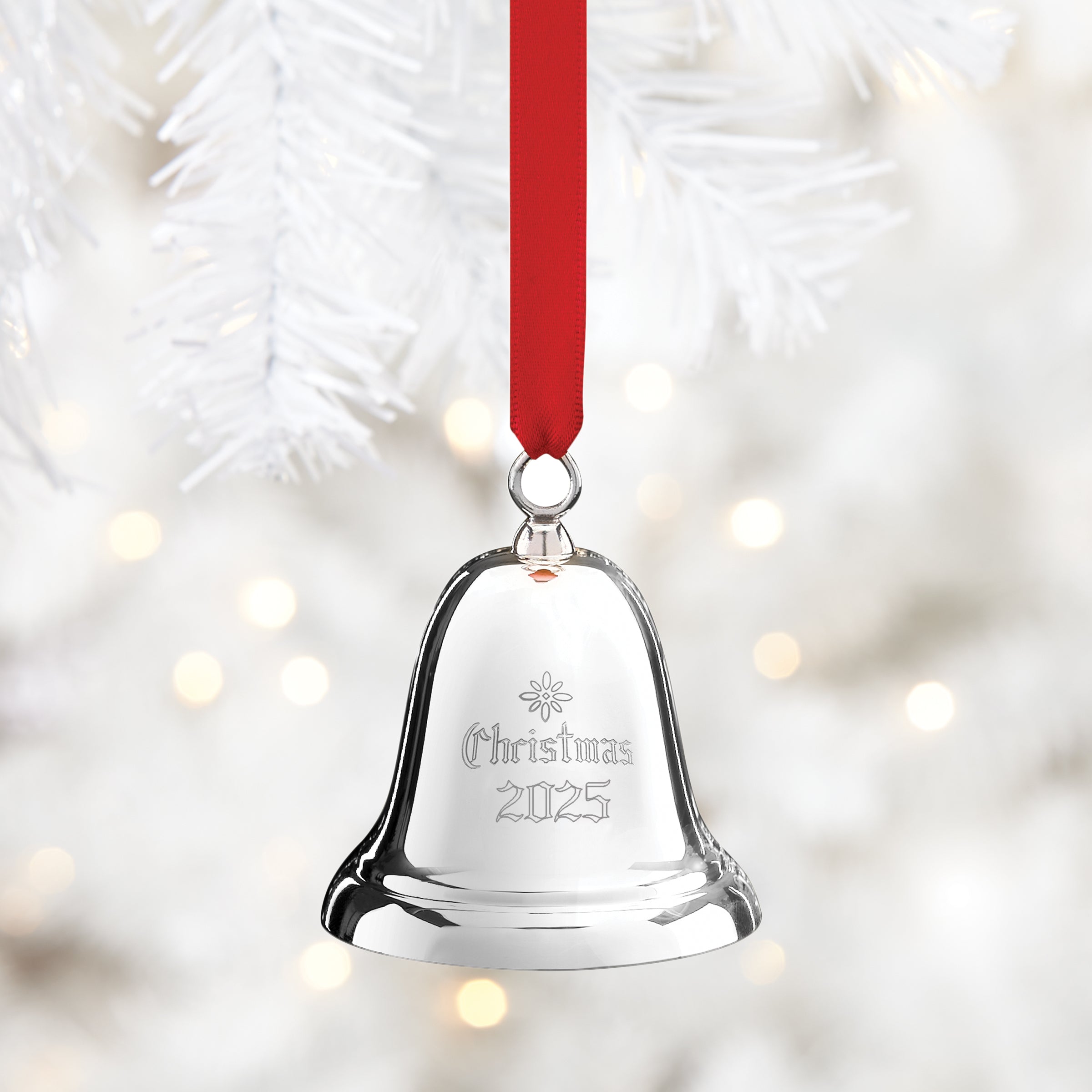2025 Annual Christmas Bell Sterling Silver Ornament - Image 2