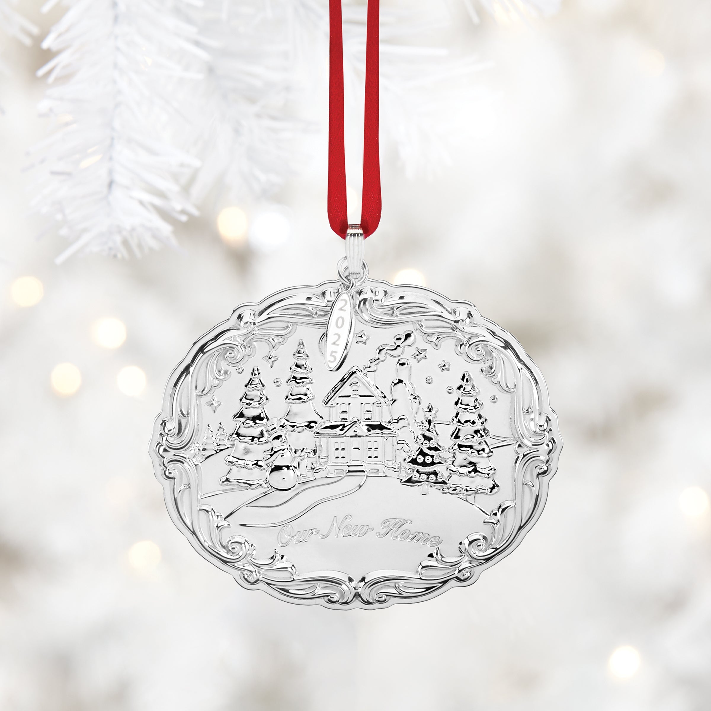 2025 Our New Home Sterling Silver Ornament - Image 2