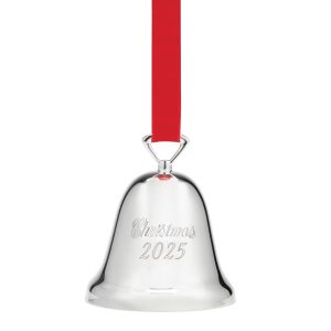 2025 Annual Christmas Bell Silverplate Ornament