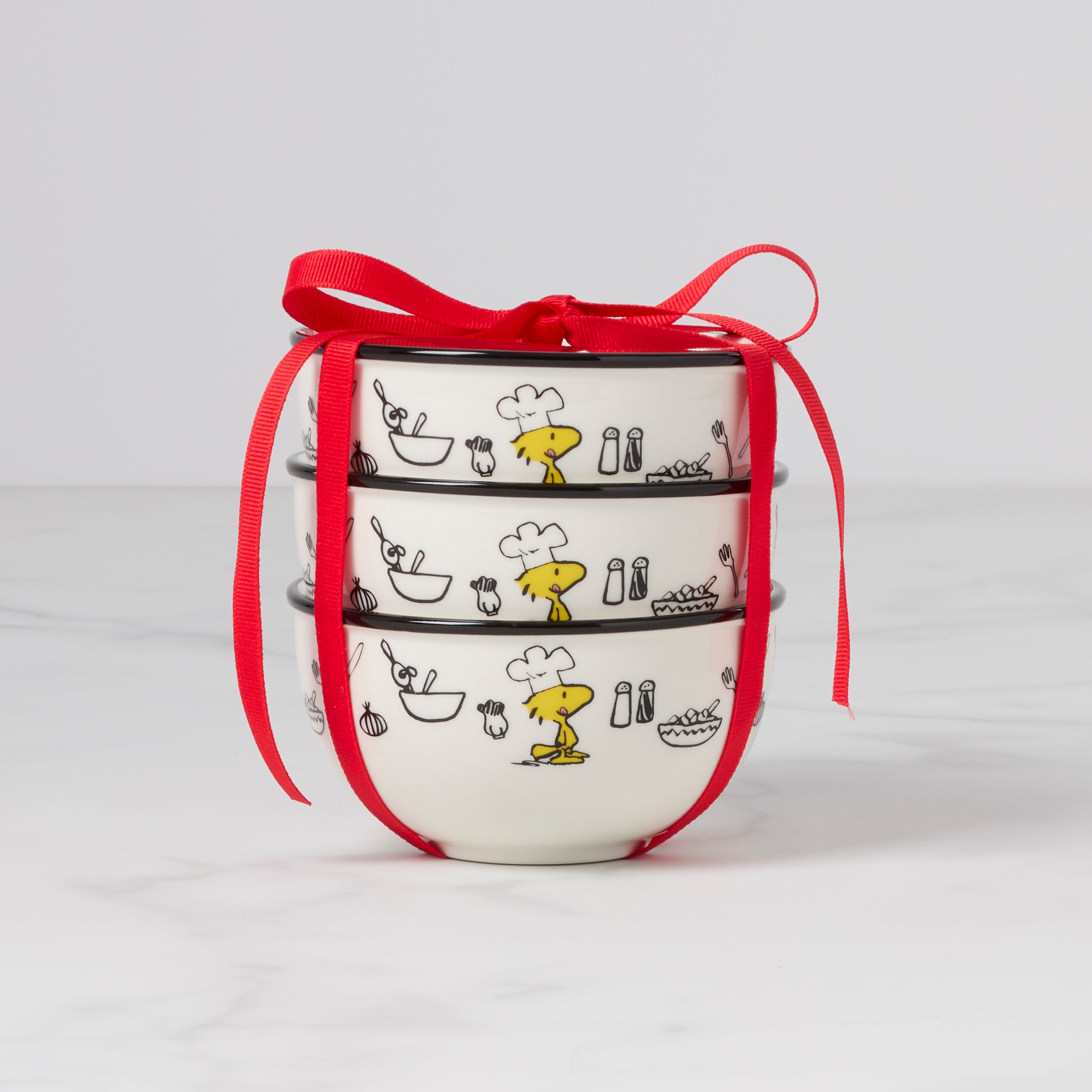 Chef Snoopy Mini Bowls - Set Of 3