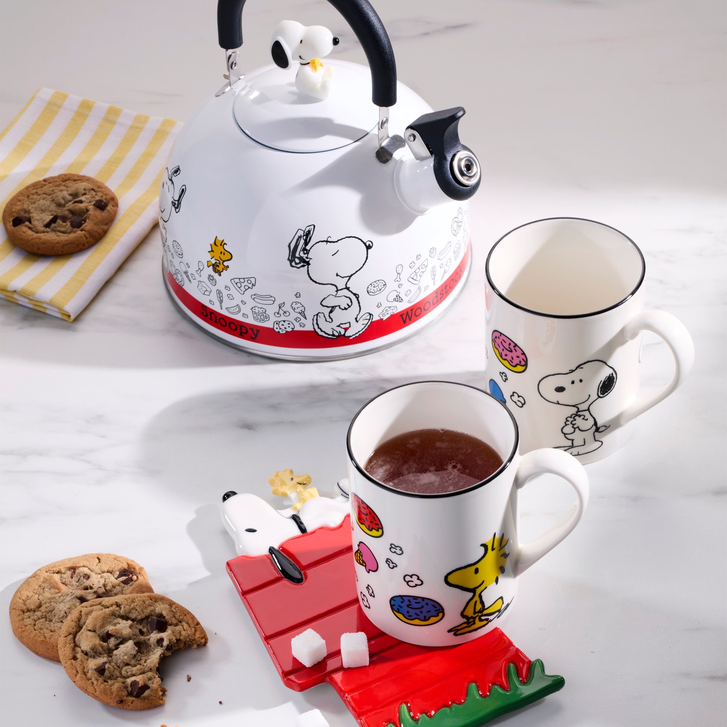 Chef Snoopy Mugs - Set of 4 - Image 2