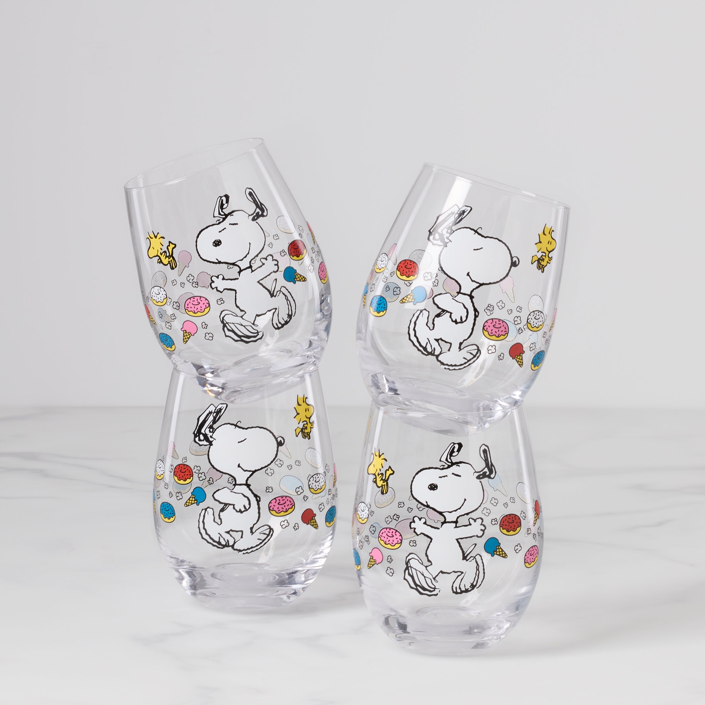 Chef Snoopy Tumblers - Set Of 4