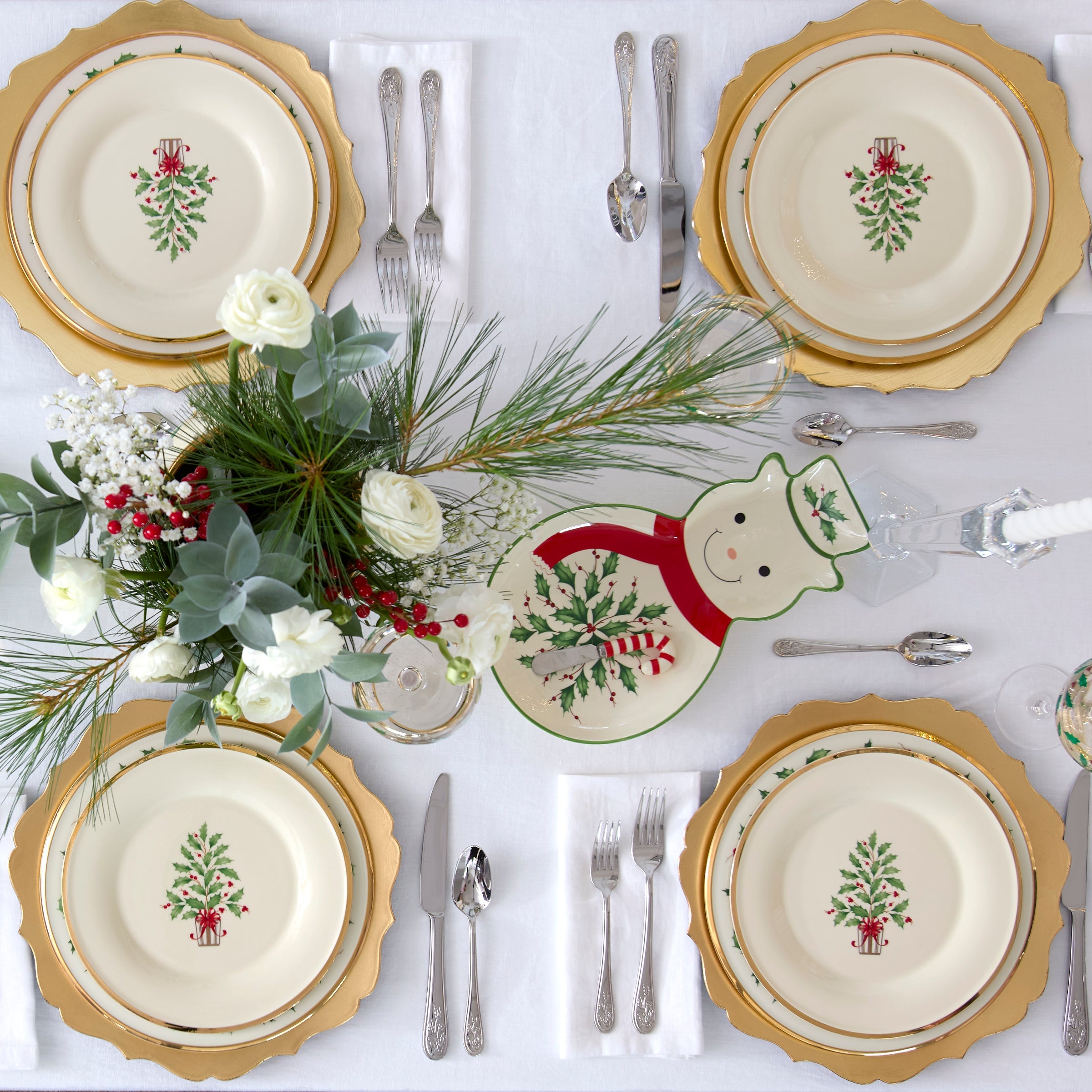 Holiday 12-Piece Plate & Bowl Set - Image 3