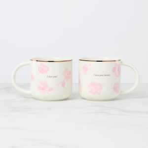 Spring Pansies Mugs - Set of 2