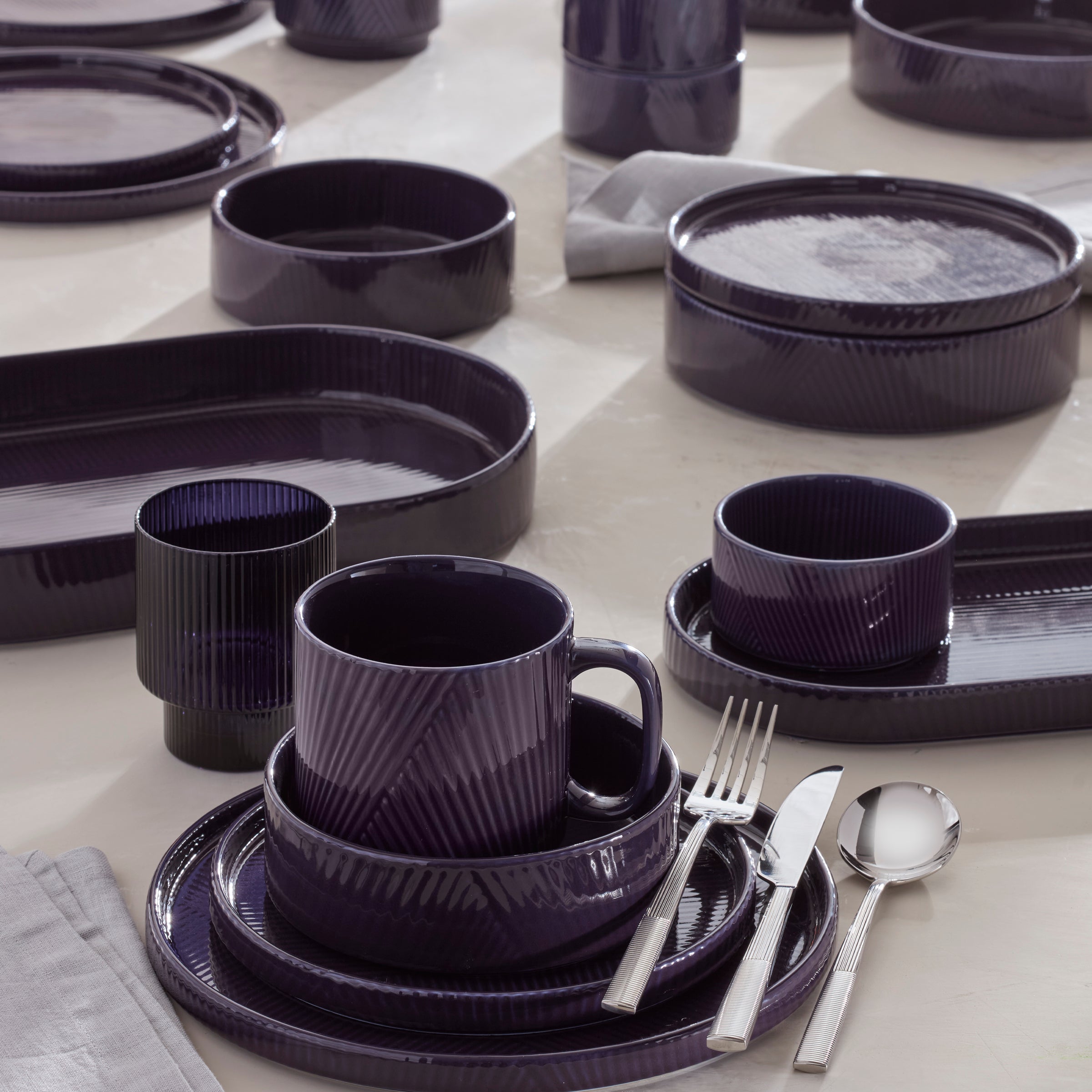 Modulus Nightshade 12-Piece Dinnerware Set - Image 2