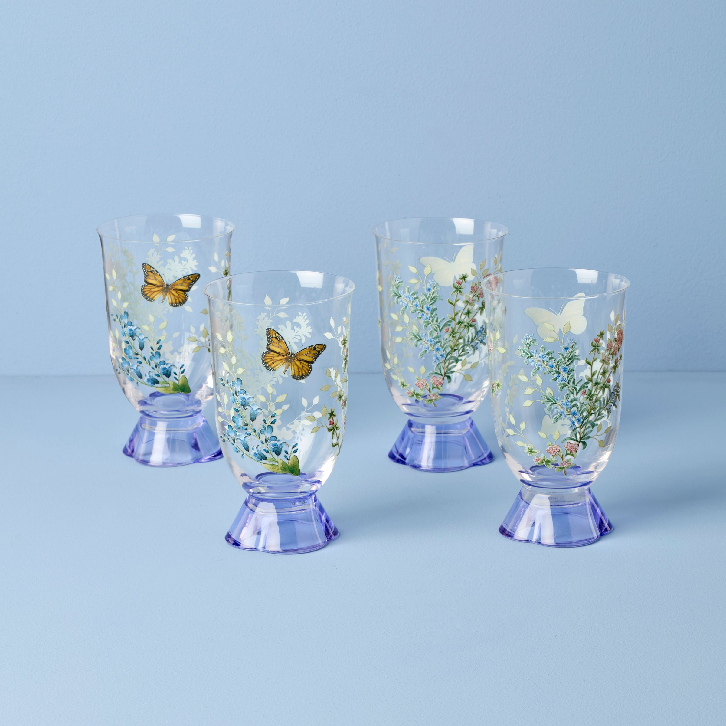 Butterfly Meadow Herbs Tall Tumblers - Set Of 4 - Image 2