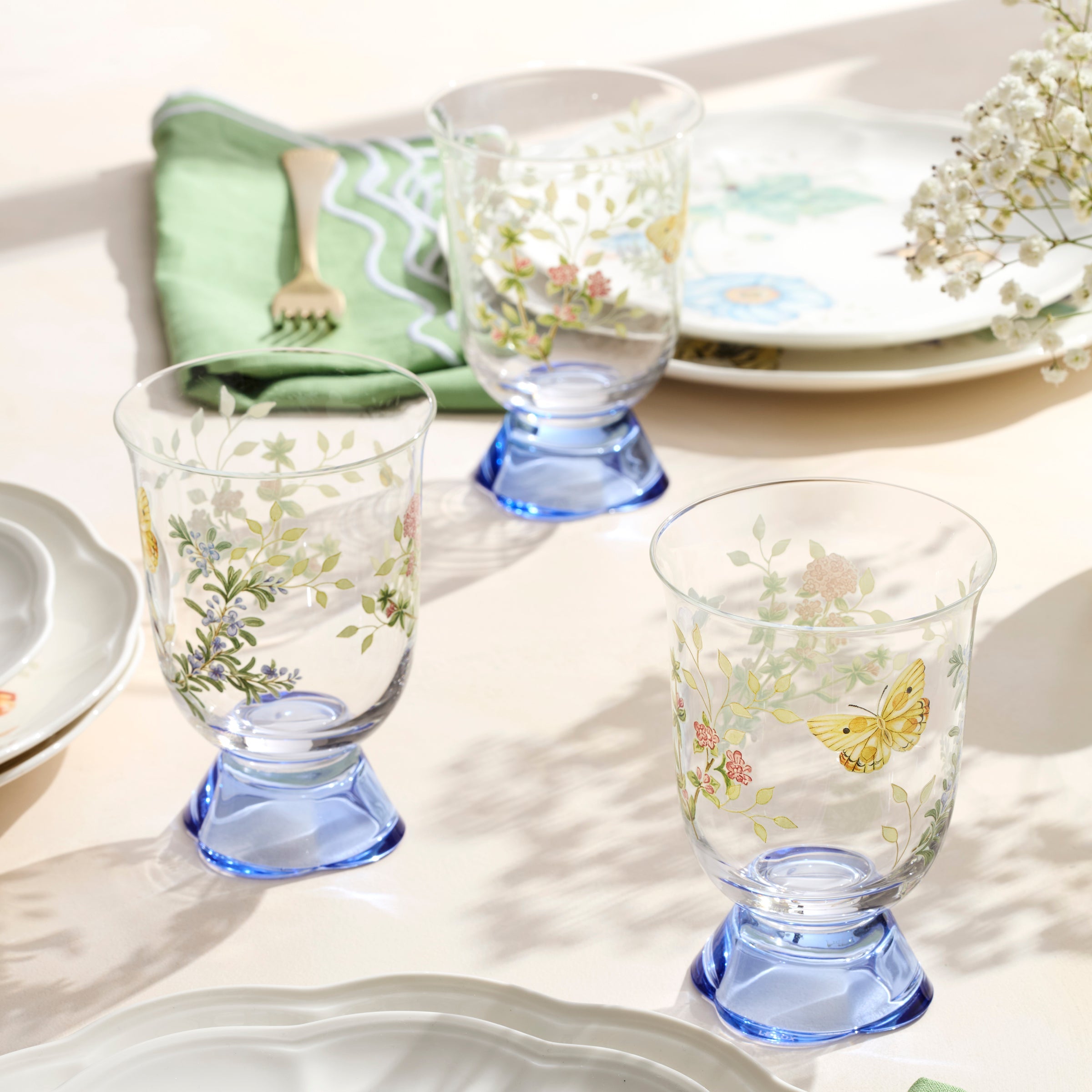Butterfly Meadow Herbs Short Tumblers - Set Of 4 - Image 2
