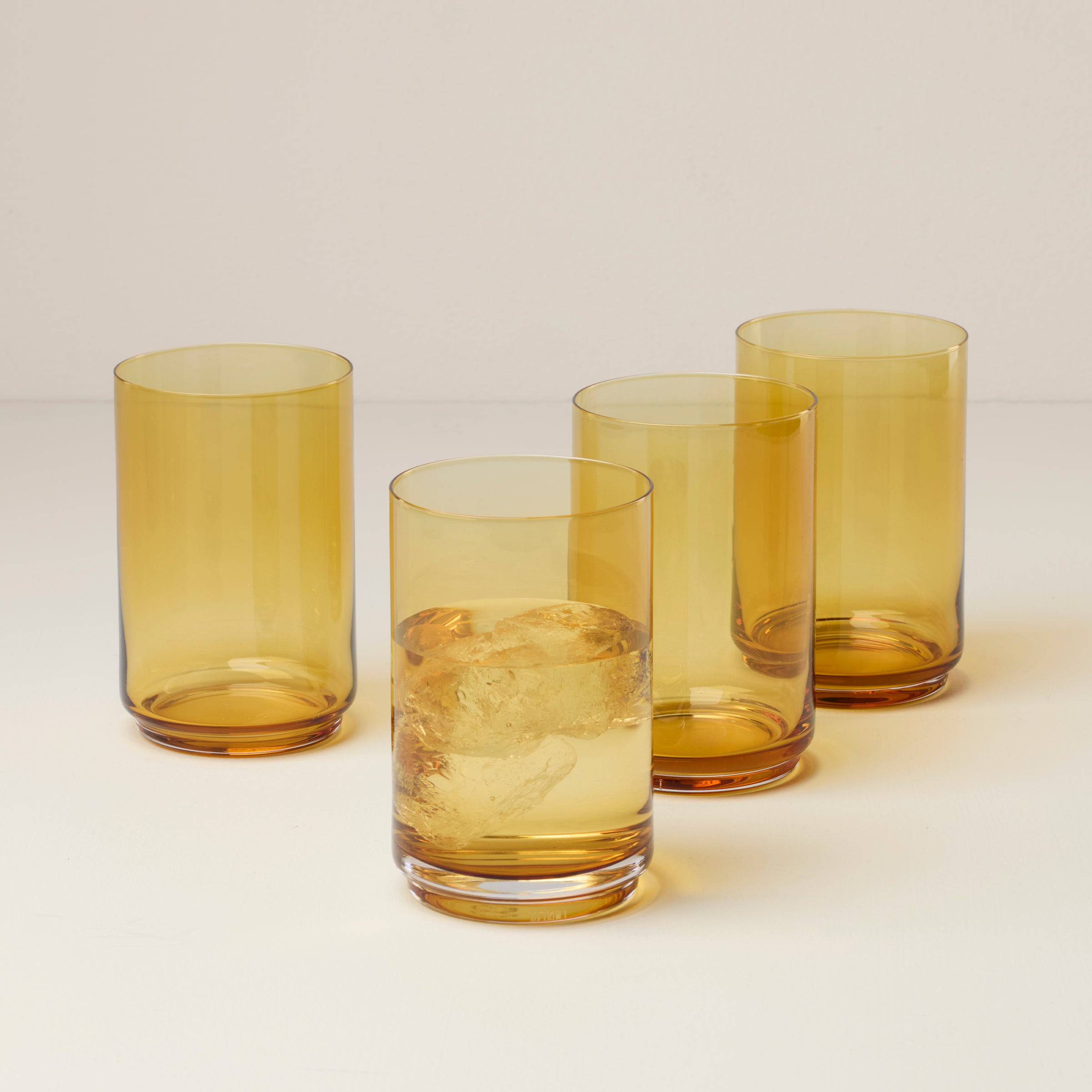 Tuscany Classics Stackable Amber Coolers - Set Of 4 - Image 2
