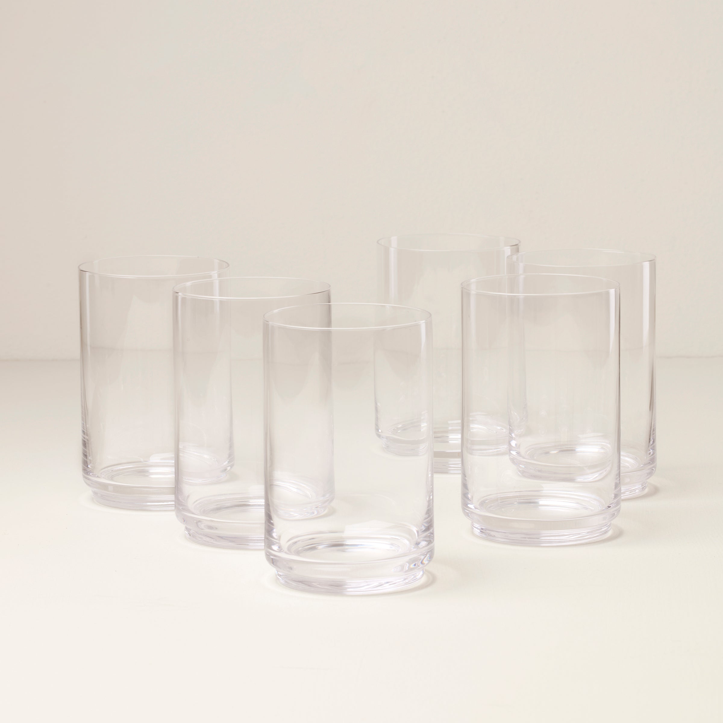 Tuscany Stackable Glass Coolers - Set Of 6