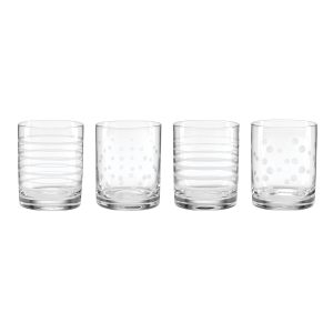 Mingle Double Old Fashion Glasses - Set Of 4
