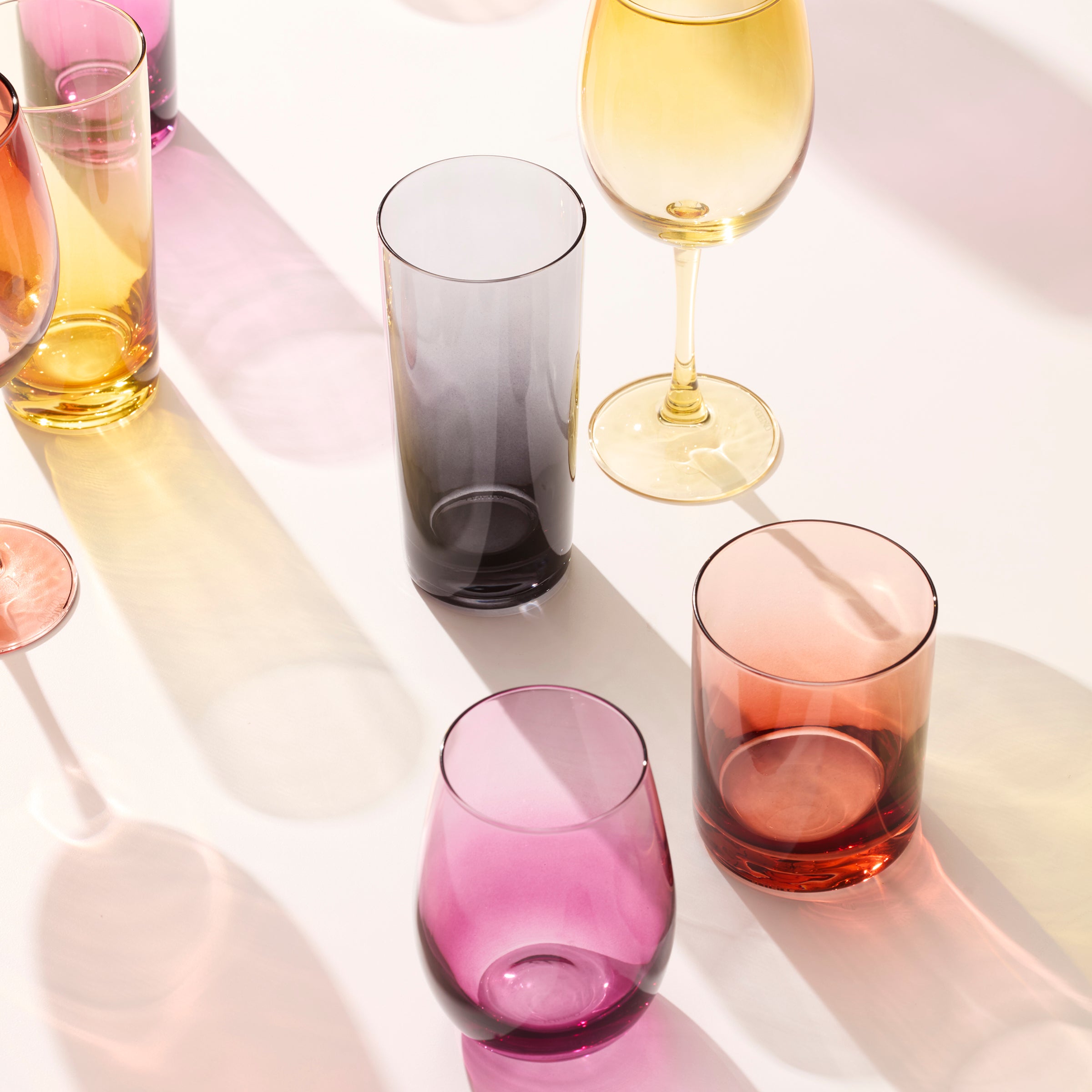 Golden Hour Stemless Wine Glasses - Set Of 4 - Image 4