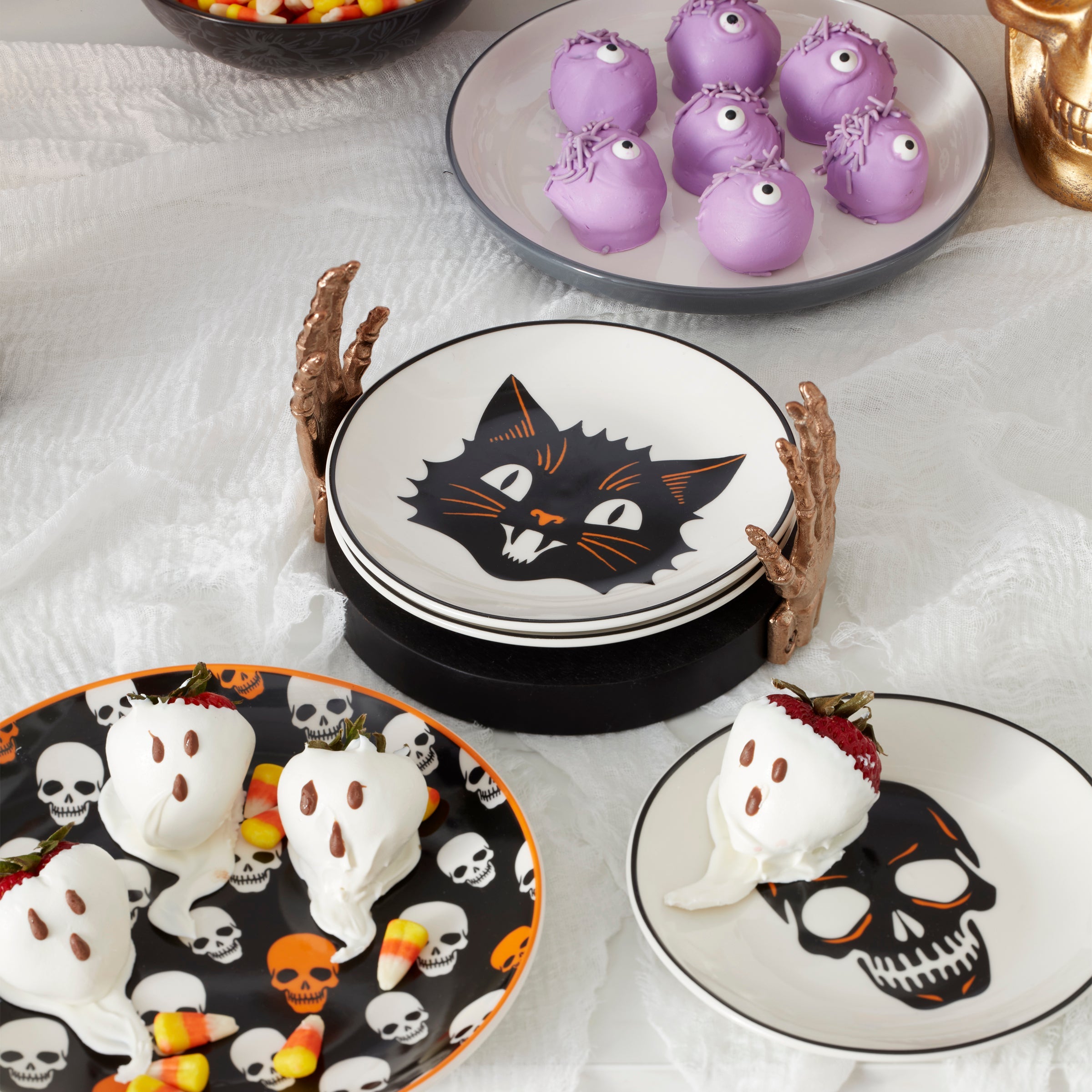 Vintro Halloween Accent Plates - Set of 4 - Image 4