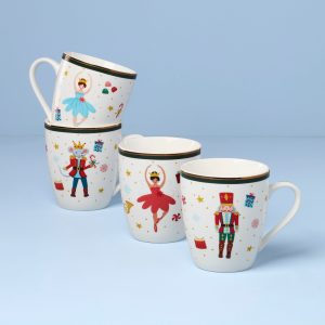 Nutcracker Ballet Mugs - Set of 4