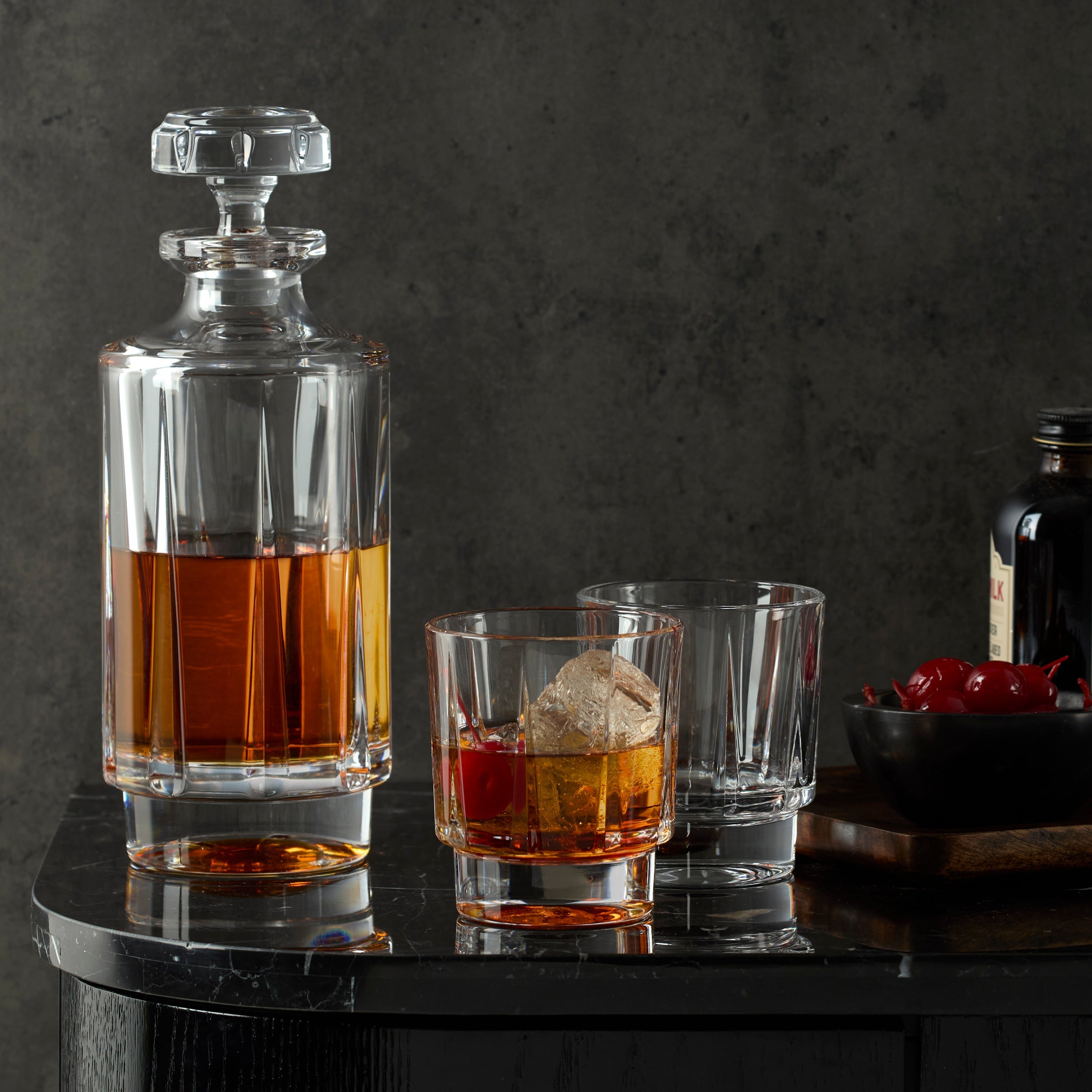 Estate Double Old Fashion Glasses - Set Of 4 - Image 3