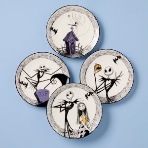 The Nightmare Before Christmas Accent Plates - Set of 4