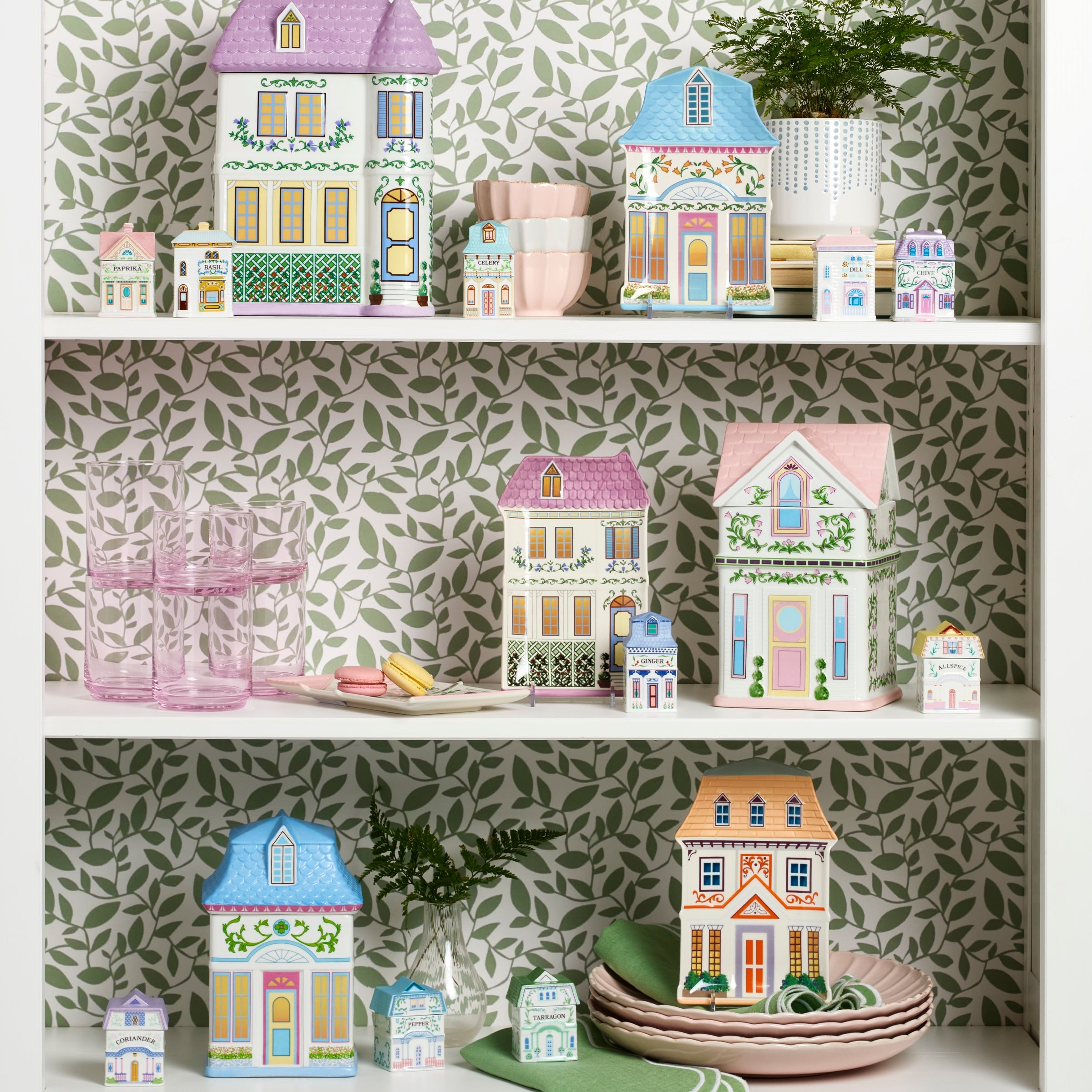 Lenox Village House Accent Plates - Set of 4 - Image 5