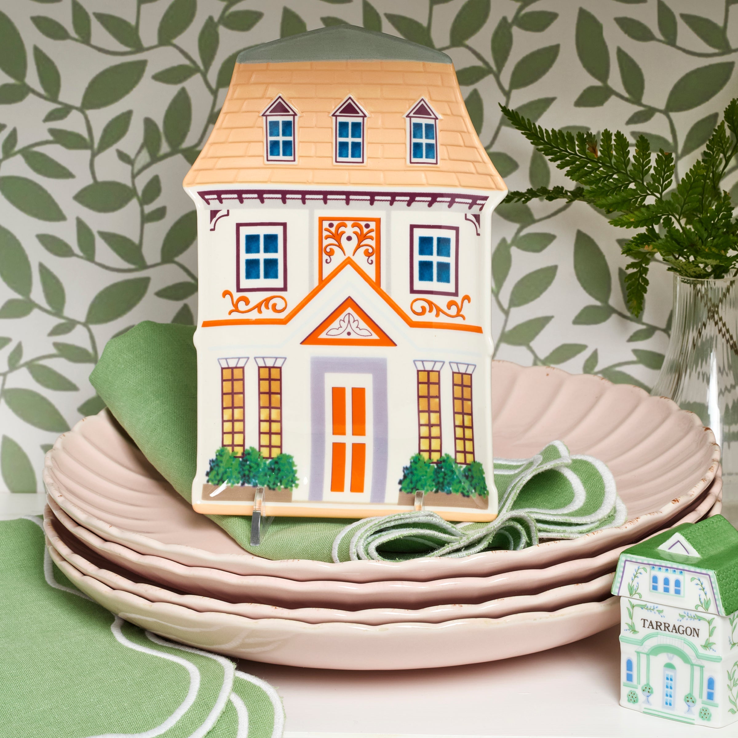 Lenox Village House Accent Plates - Set of 4 - Image 2