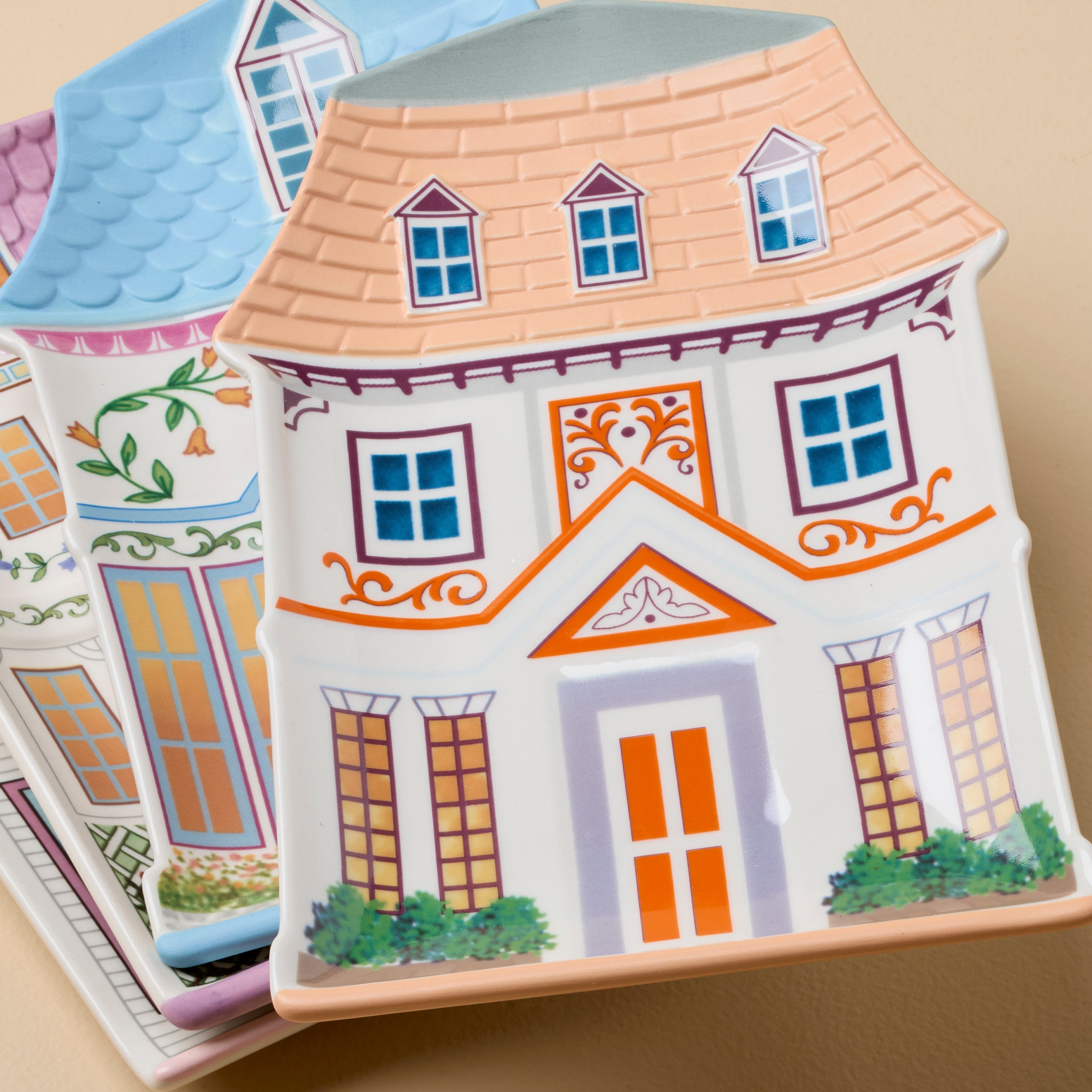 Lenox Village House Accent Plates - Set of 4 - Image 6