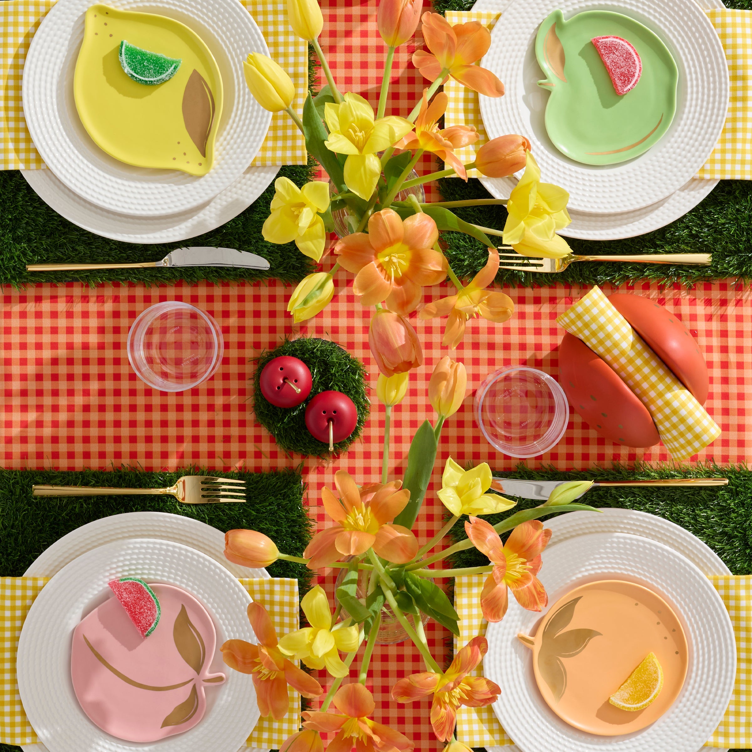 Tutti Fruity Tidbit Plates - Set of 4 - Image 3