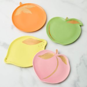 Tutti Fruity Tidbit Plates - Set of 4