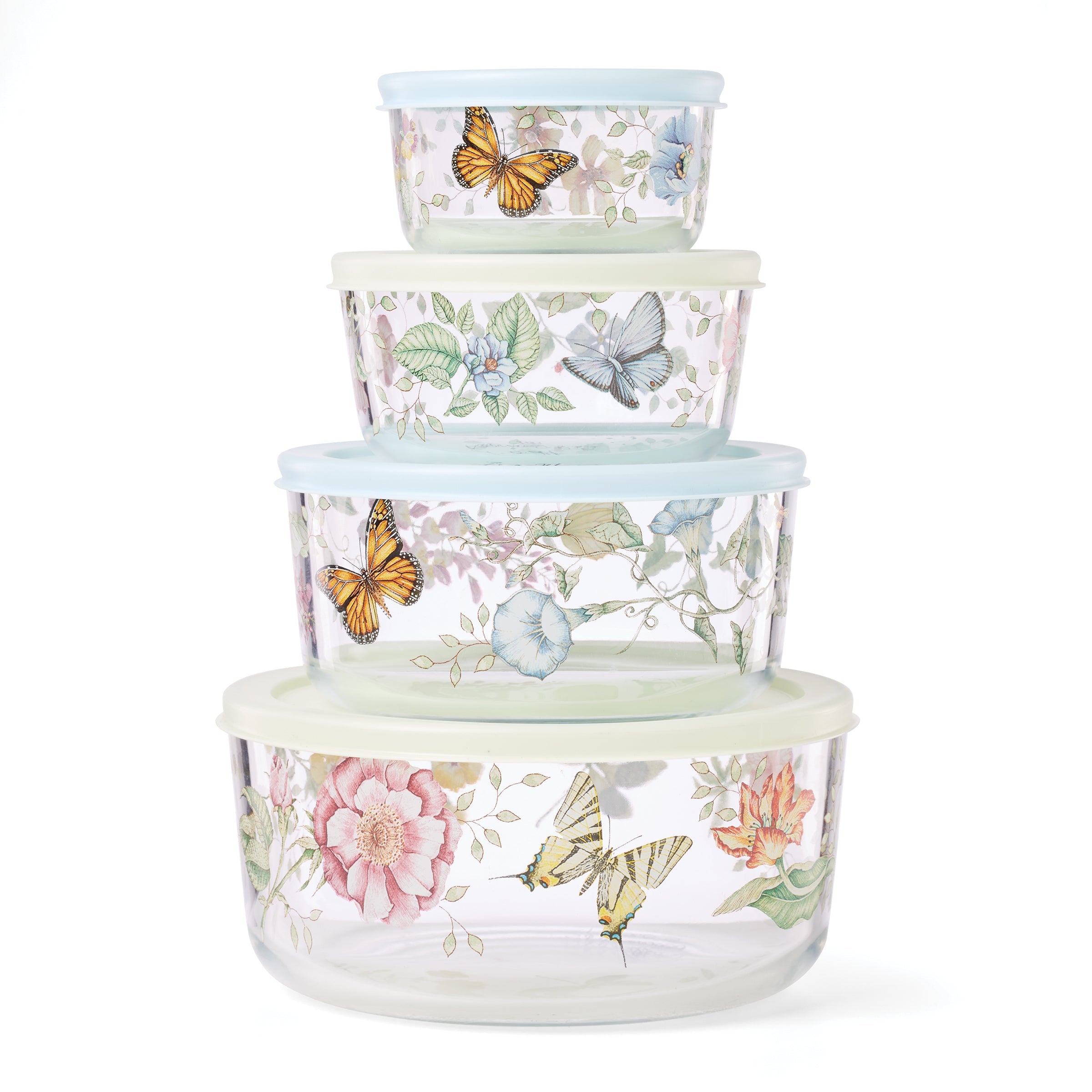 Butterfly Meadow Glass Containers - Set Of 4 - Image 4