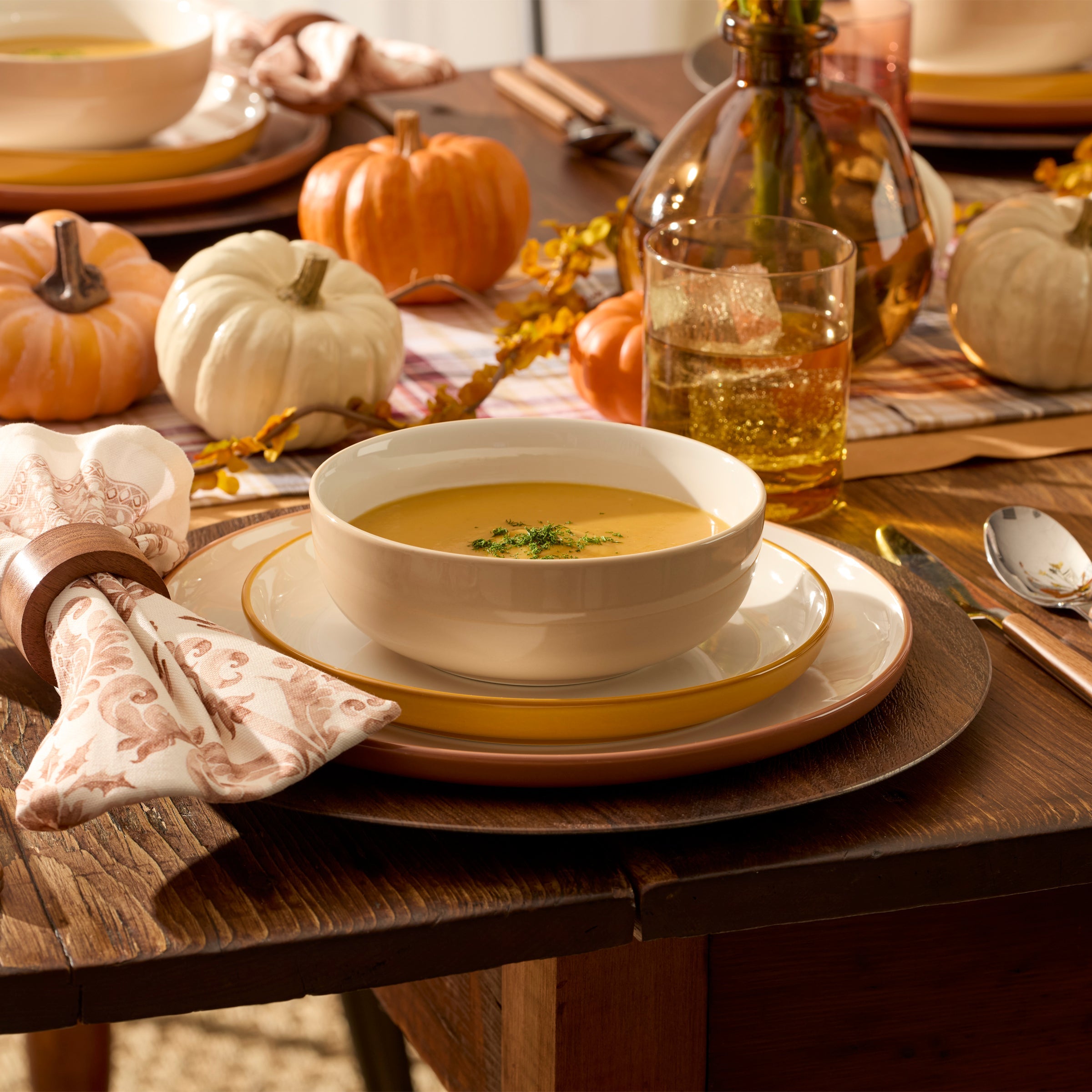 24 Seven Colors Sunbaked 12-Piece Dinnerware Set - Image 2