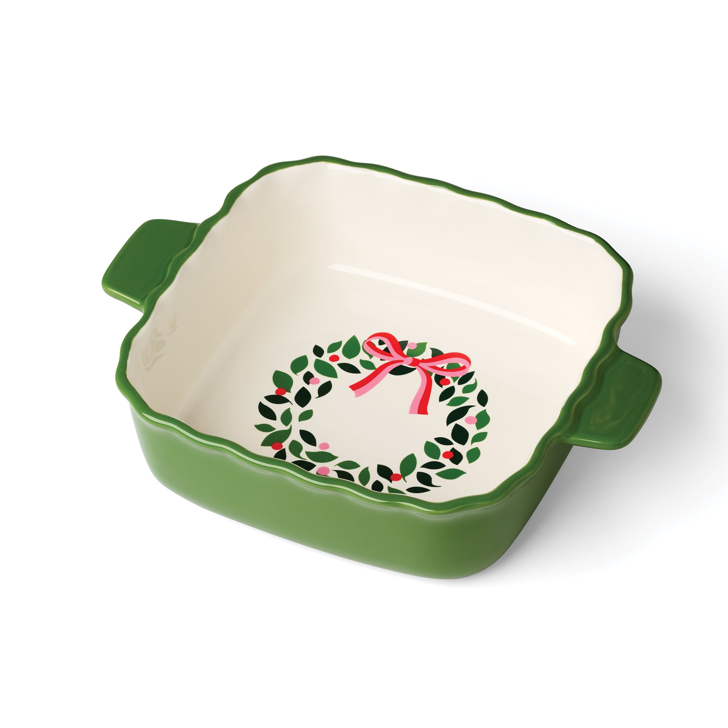 Evergreen Square Scallop Baking Dish - Image 3