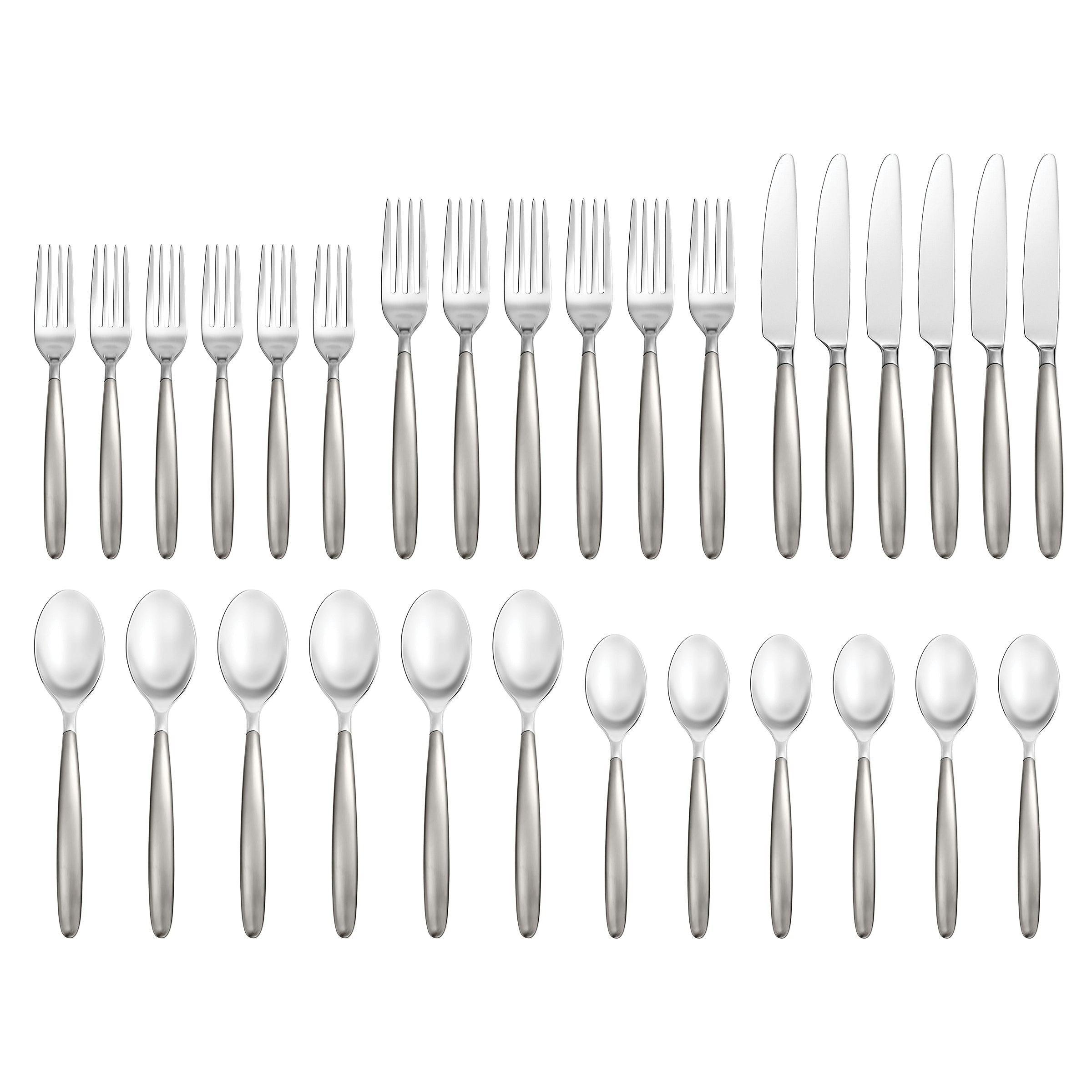 Tidal Frosted 30 Piece Flatware Kit - Image 2