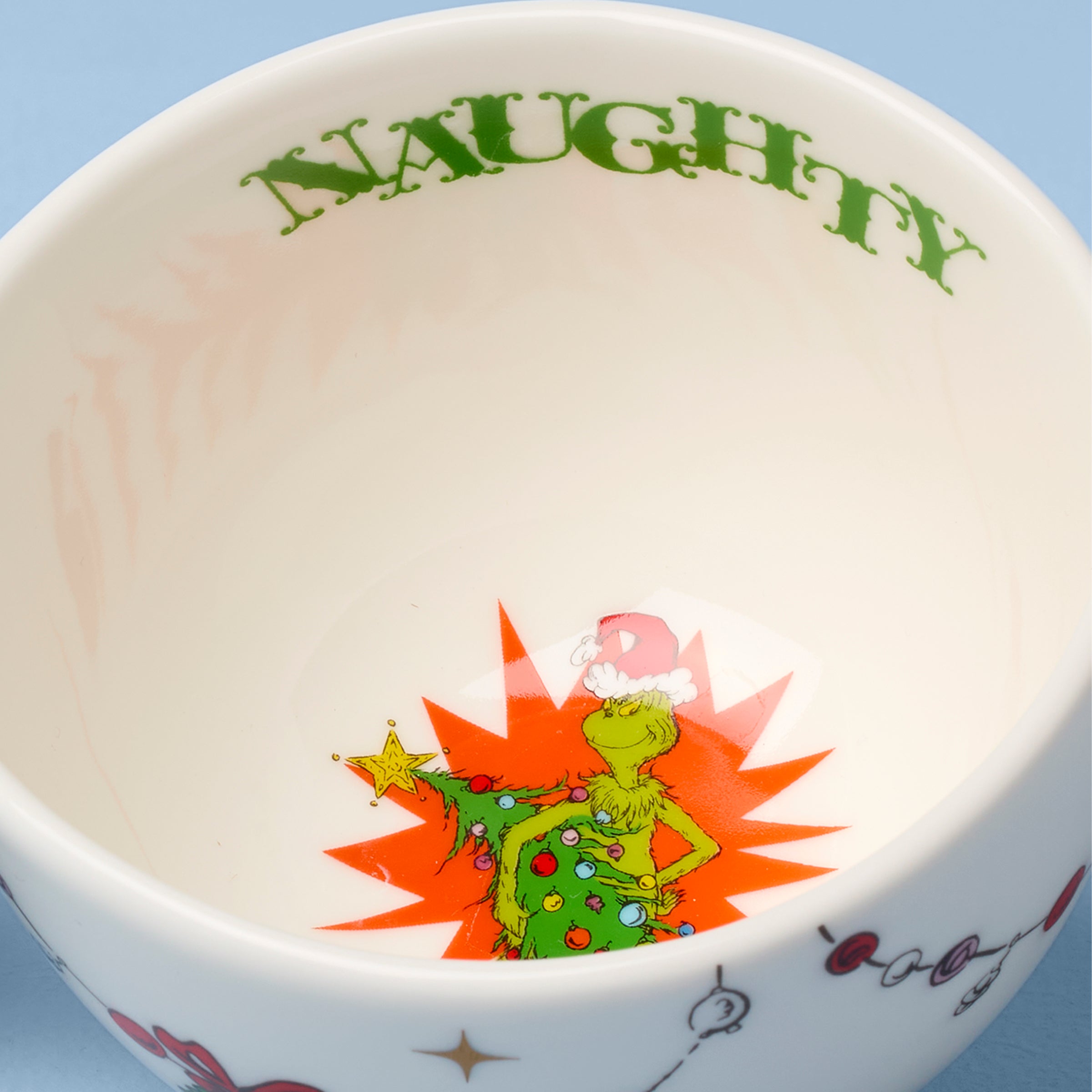 Merry Grinchmas Naughty or Nice Double Dip Bowl - Image 6