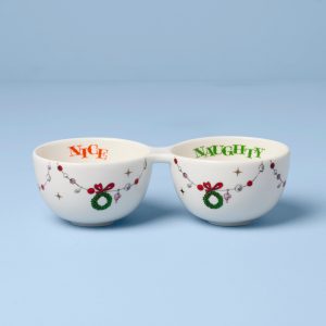 Merry Grinchmas Naughty or Nice Double Dip Bowl