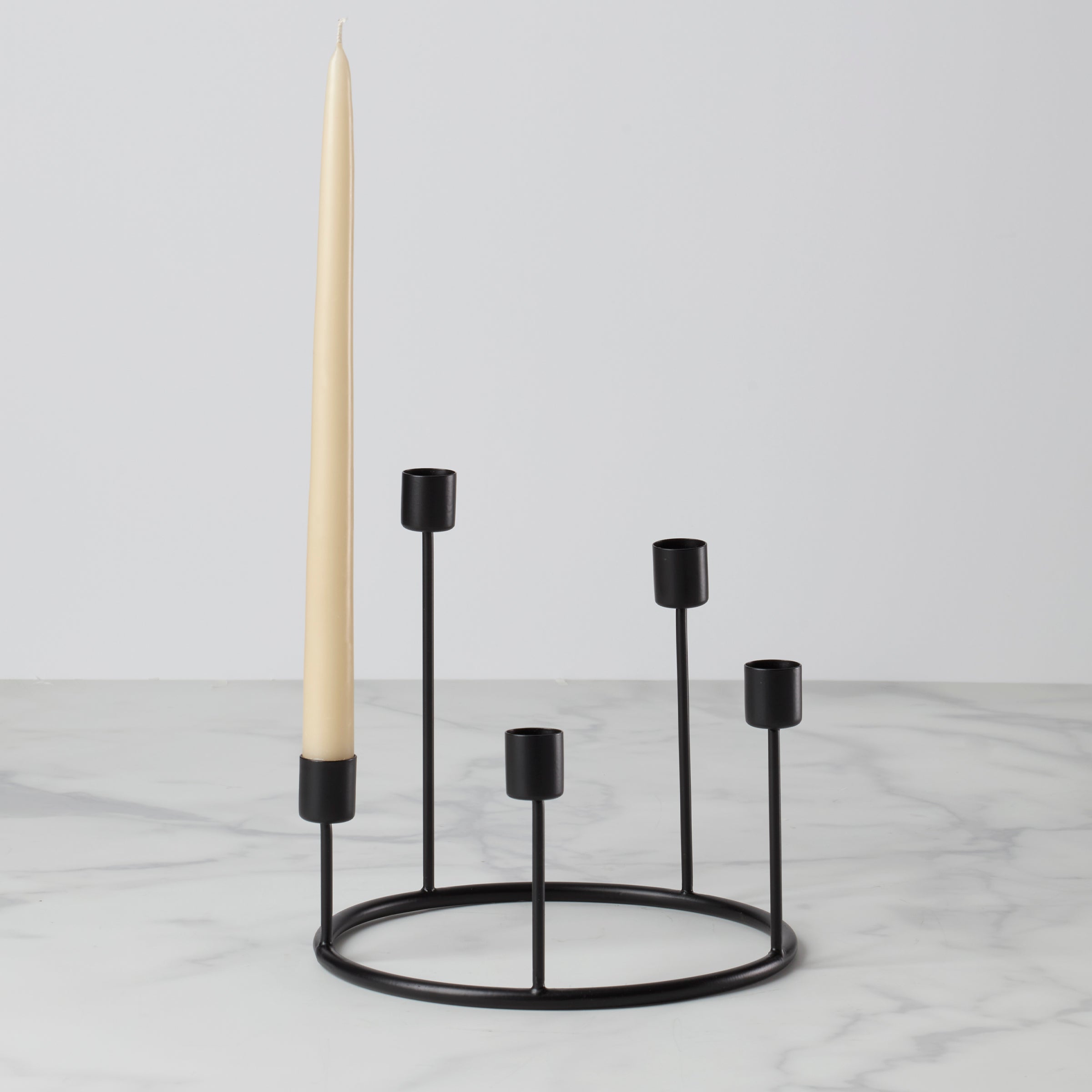 Kent Small Black Candlestick Wreath - Image 2