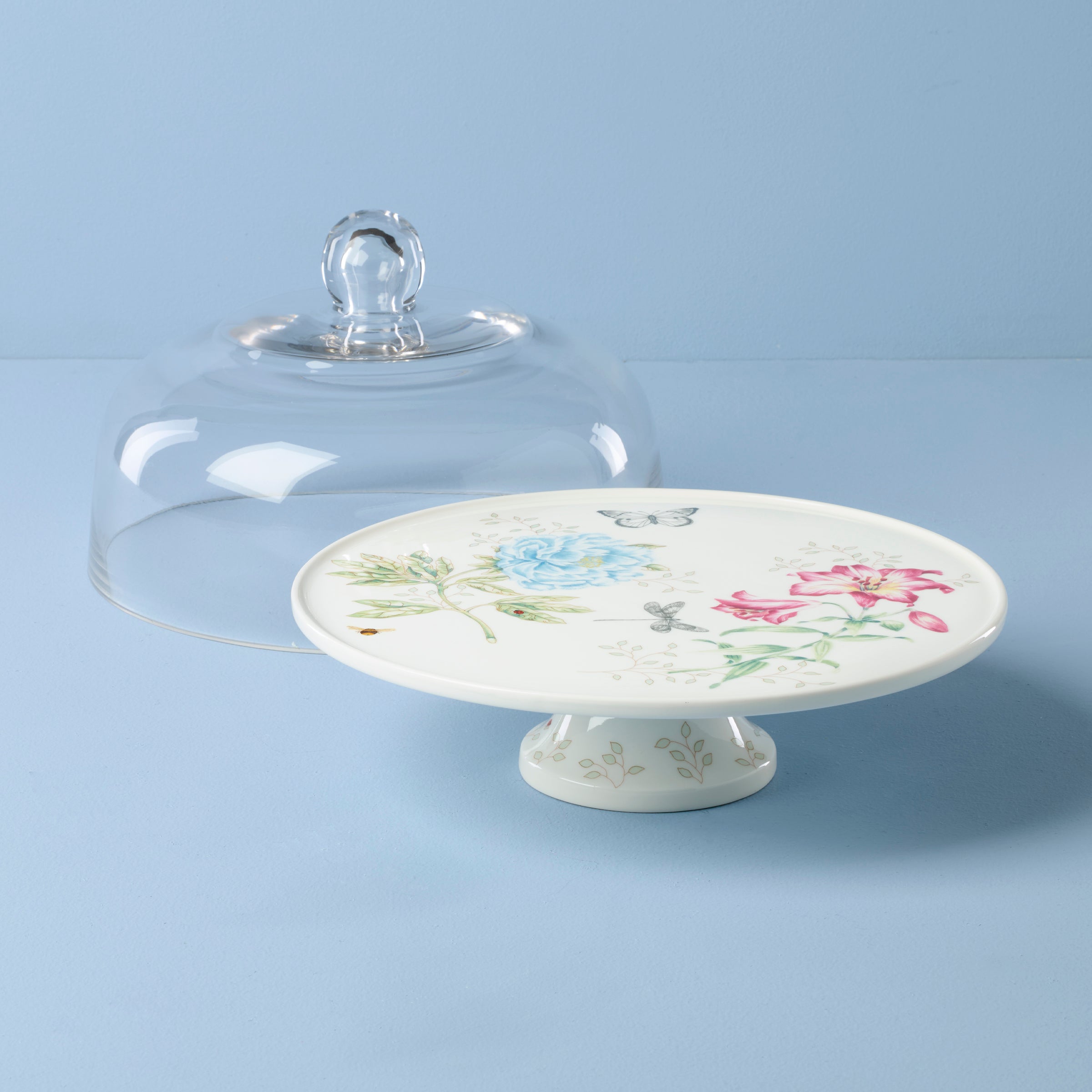 Butterfly Meadow 25th Anniversary Cake Plate - Image 2
