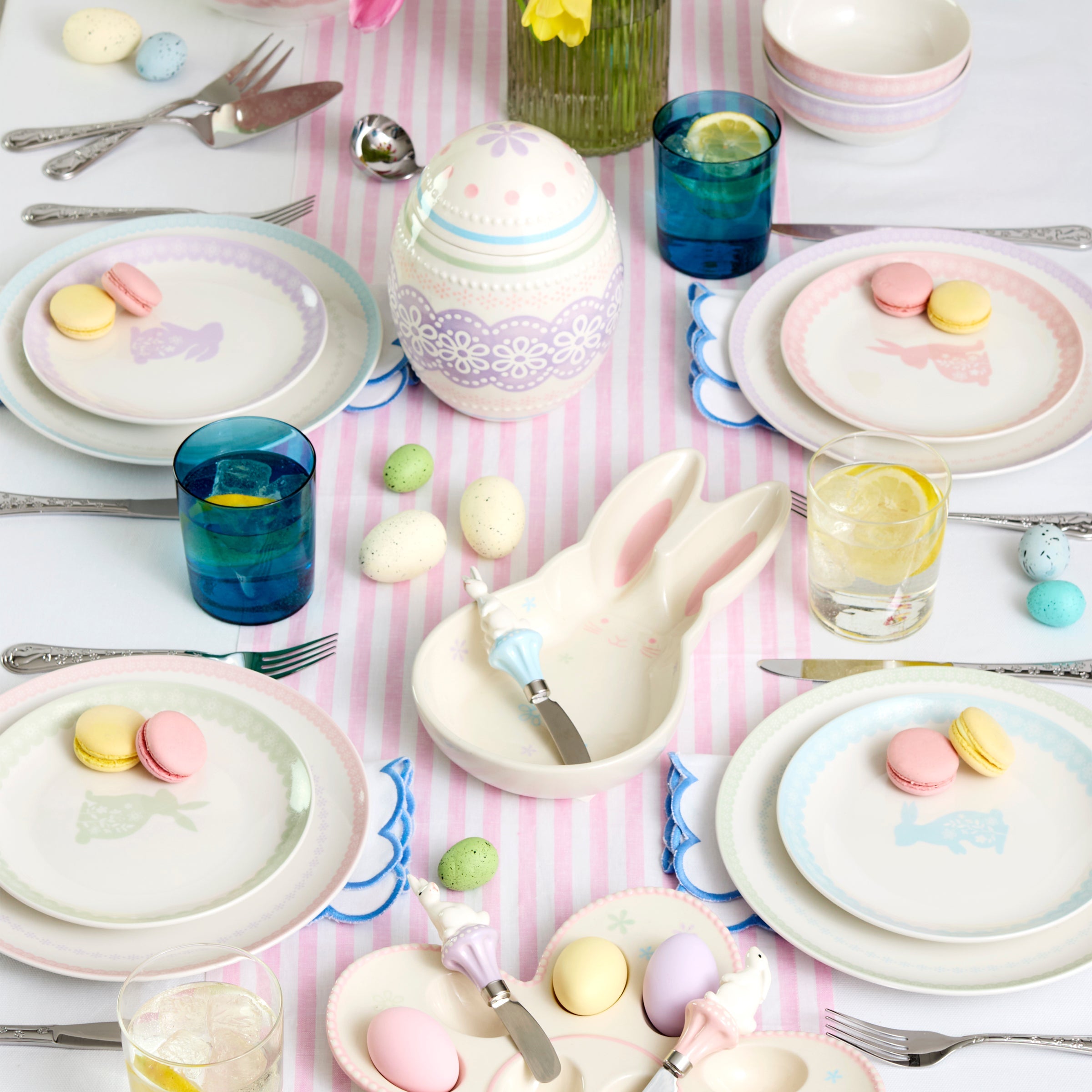 Bunny Hop Dinner Plates - Set of 4 - Image 4