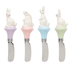 Bunny Hop Cheese Spreader - Set of 4