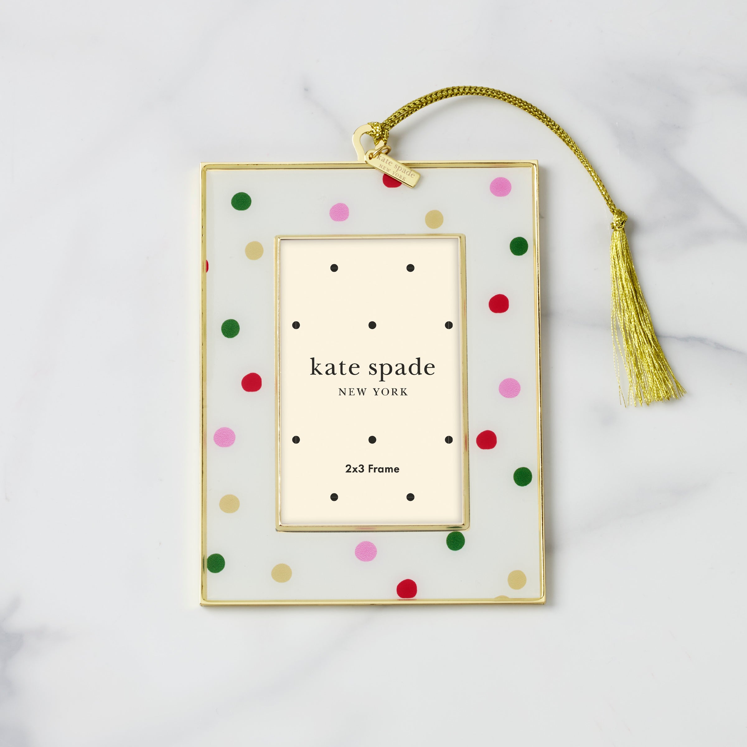 Be Jolly Mini Frame Ornament - Dot