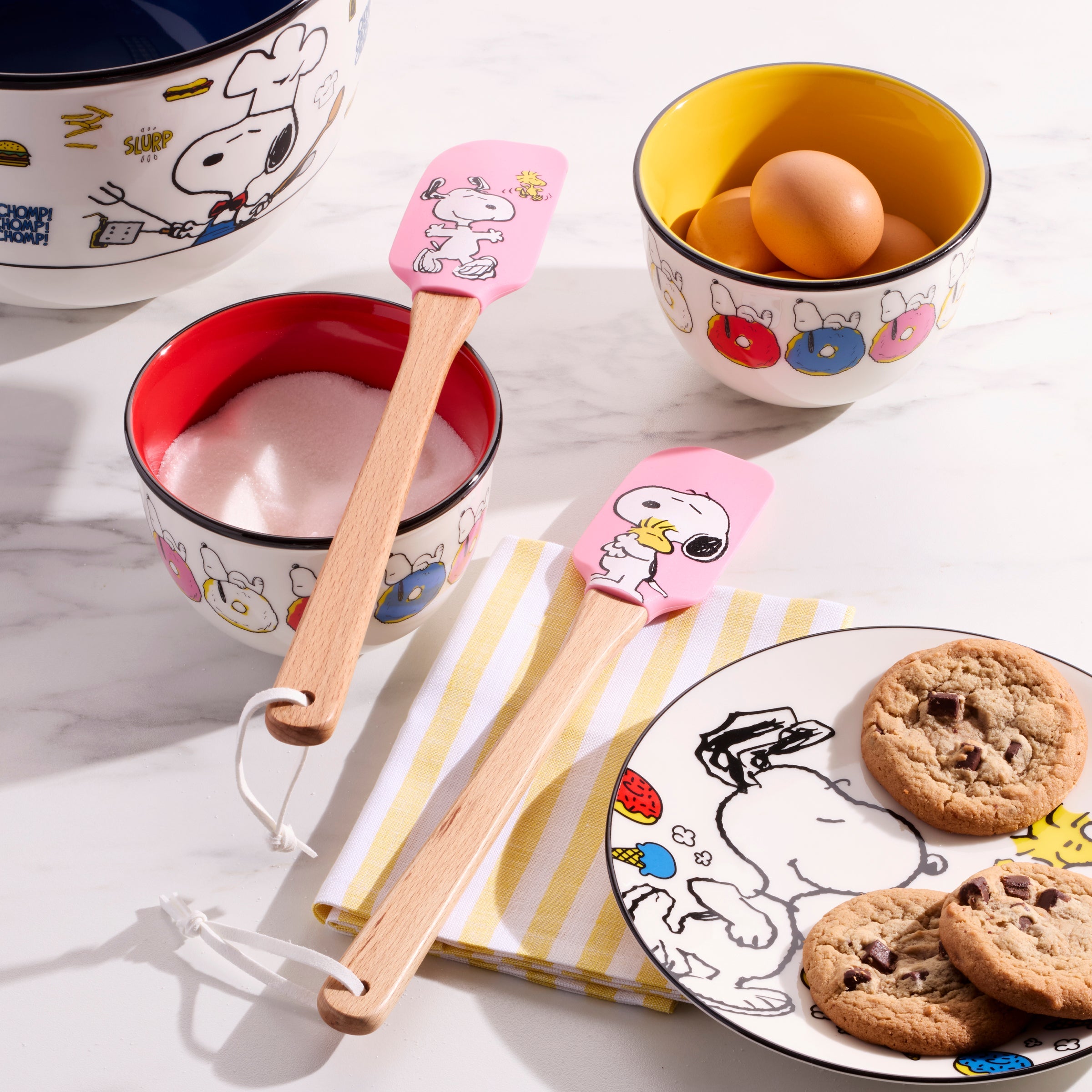 Chef Snoopy Pink Spatulas - Set of 2 - Image 2