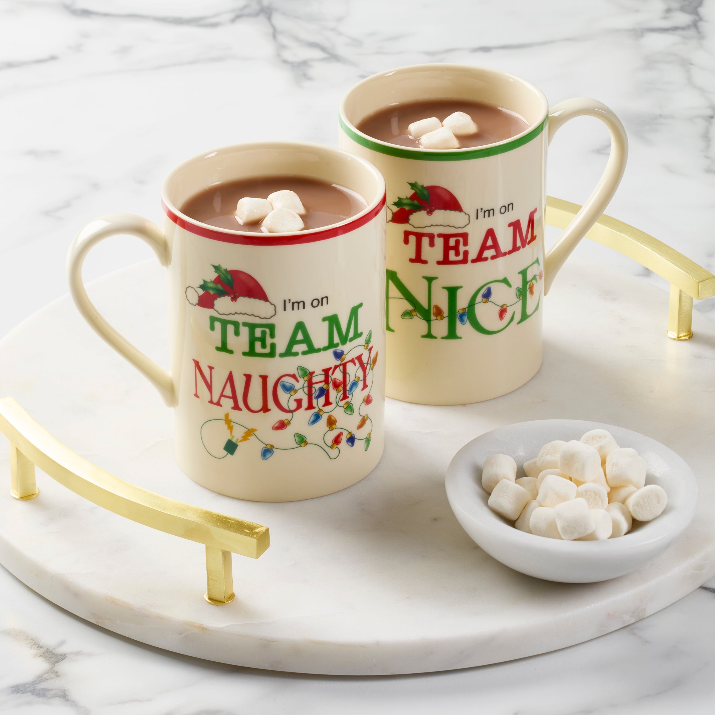 Holiday Naughty & Nice Mugs - Set of 2 - Image 3