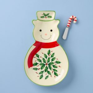 Holiday Tray With Spreader