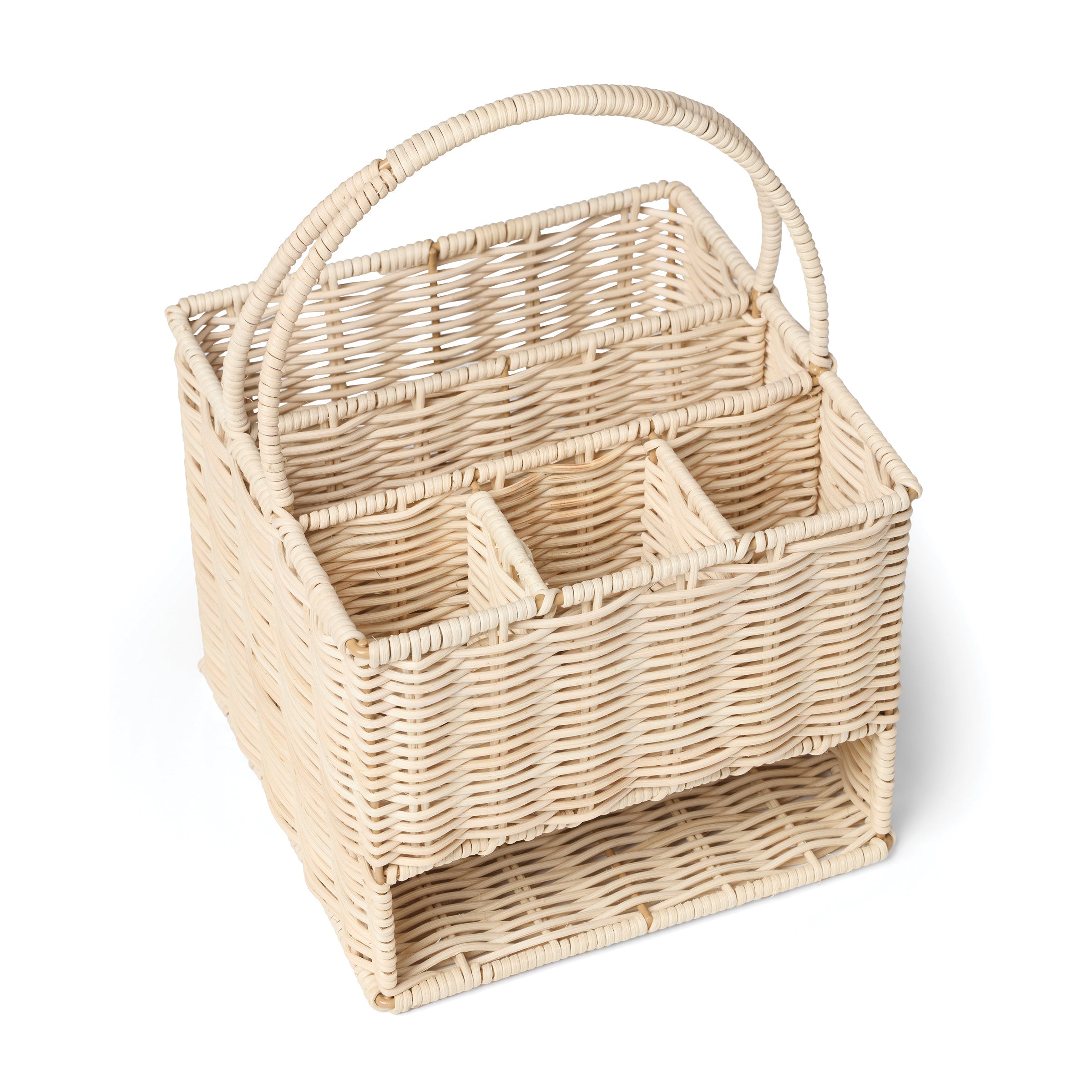 24 Seven Real Rattan Caddy - Image 2