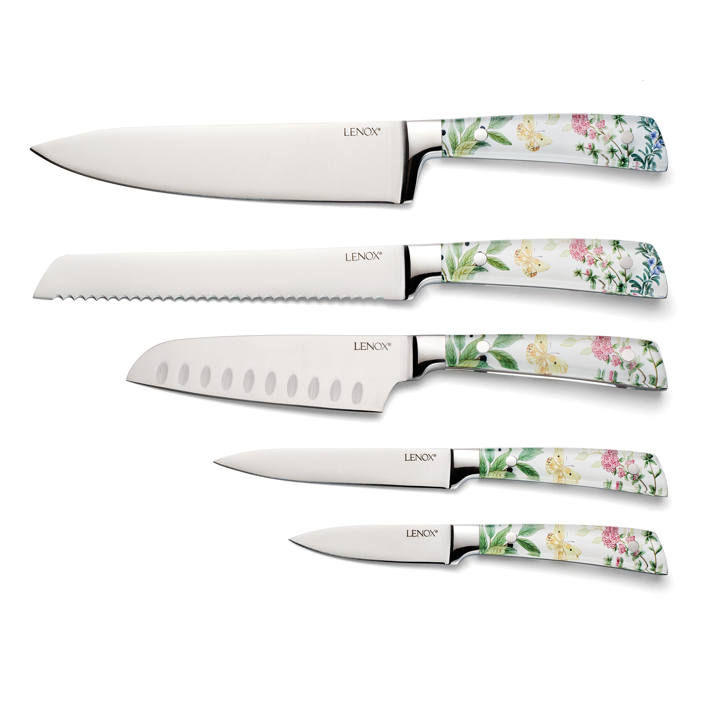 Butterfly Meadow Herbs 6 Piece Cutlery Block Set - Image 3