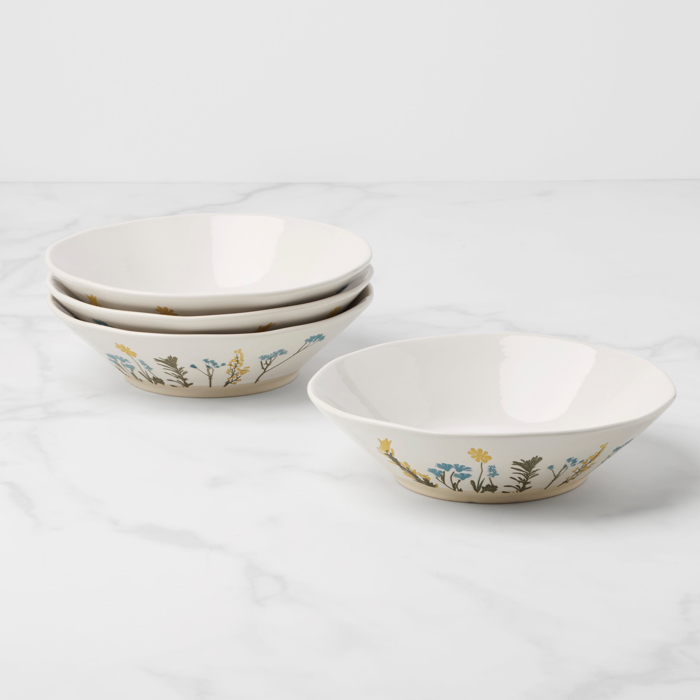 Wildflowers Pasta Bowls - Set of 4