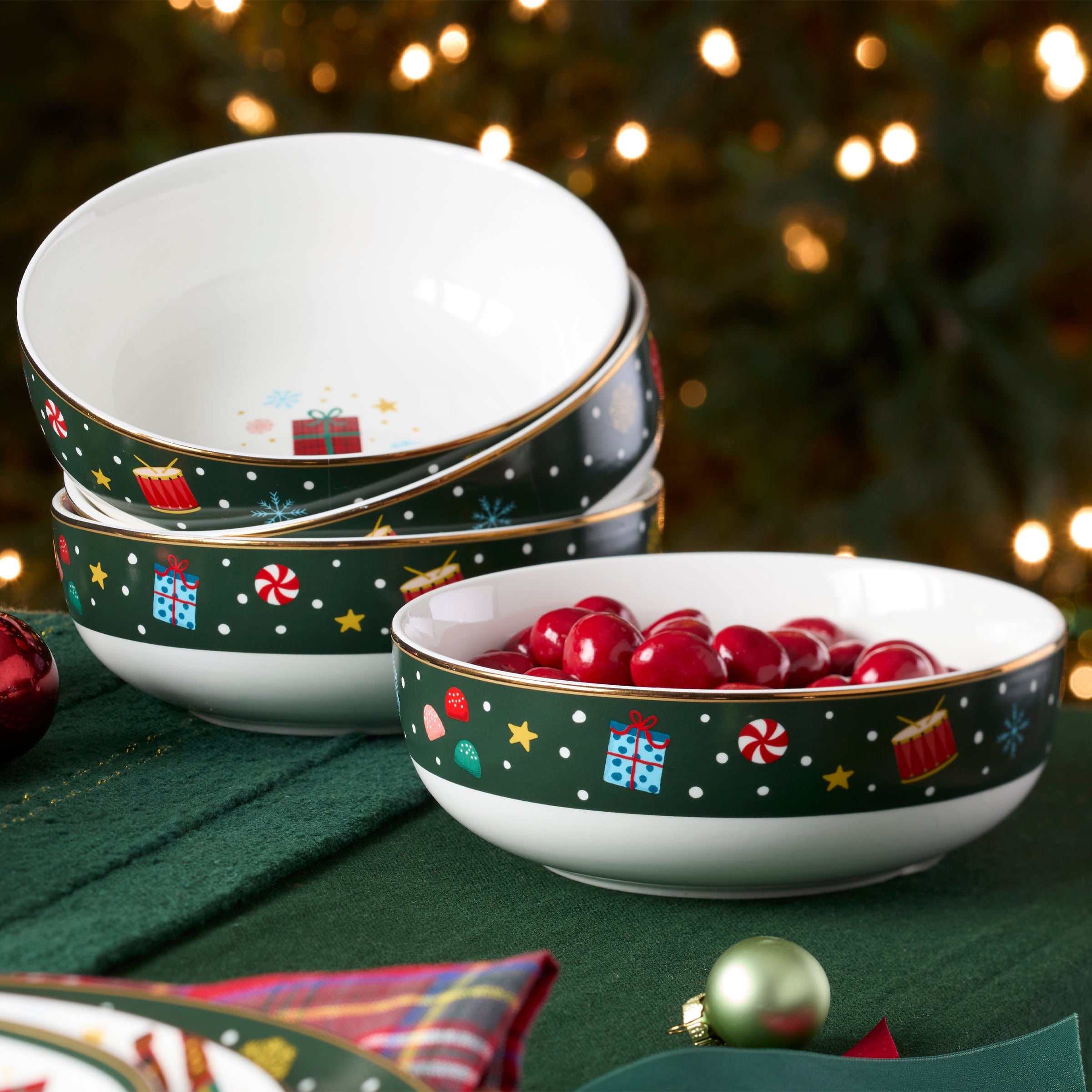 Nutcracker Ballet All Purpose Bowls - Set of 4 - Image 2