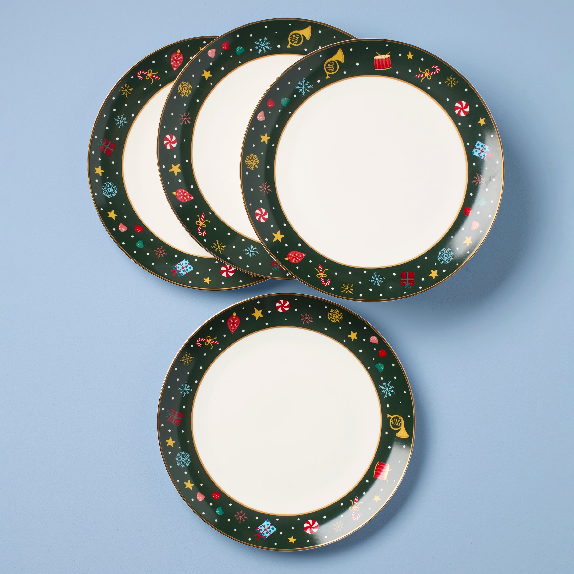 Nutcracker Ballet Dinner Plates - Set of 4