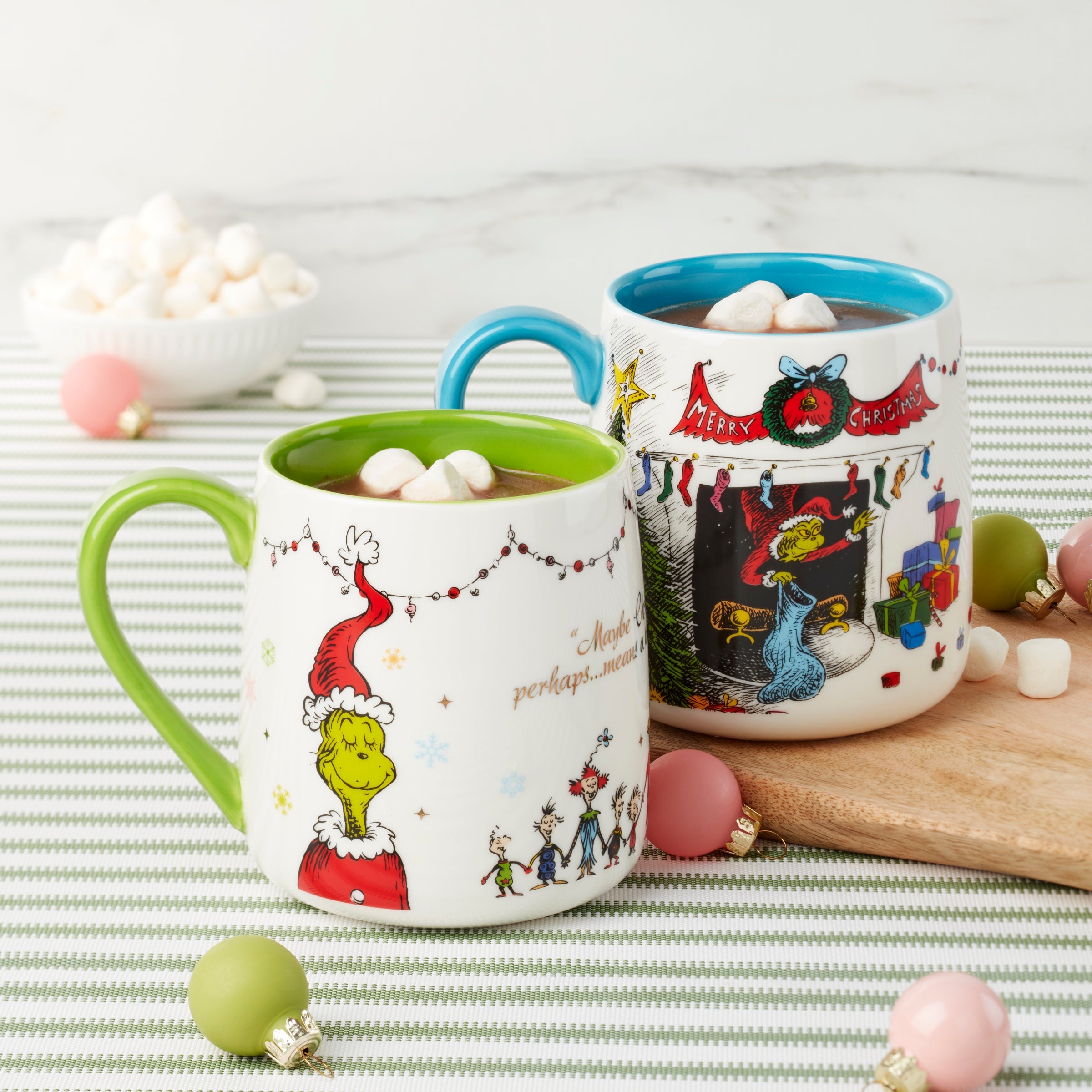 Who-Ville Grinch-Fireplace Mugs - Set of 2 - Image 4